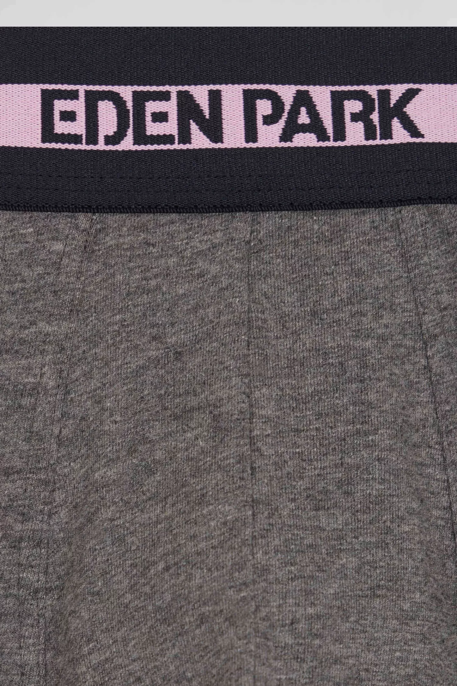 anthracite_grey_stretch_cotton_boxers_with_branded_waistband_4.webp Eden Park Anthracite grey stretch cotton boxers with branded waistband< Underwear