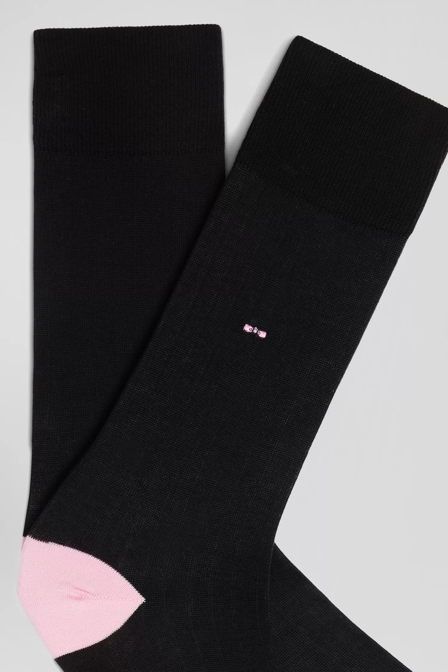 Eden Park Black and pink mixed cotton socks< Socks