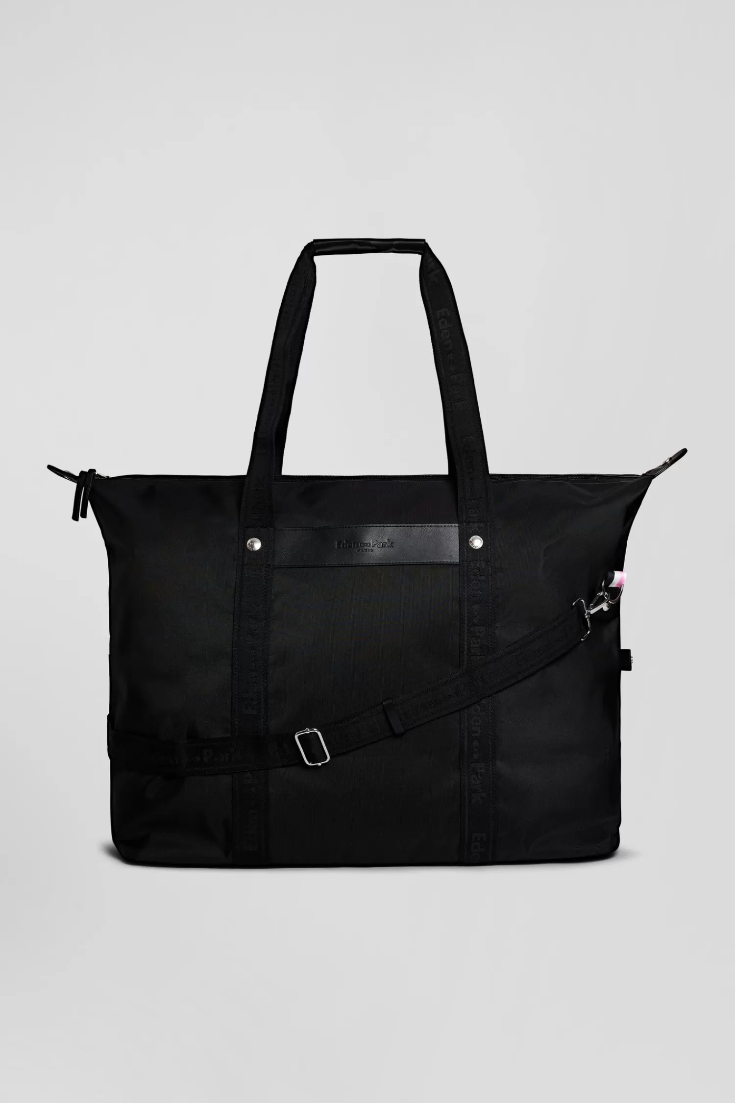 Eden Park Black jacquard travel bag<Women Accessories | Travel Bags