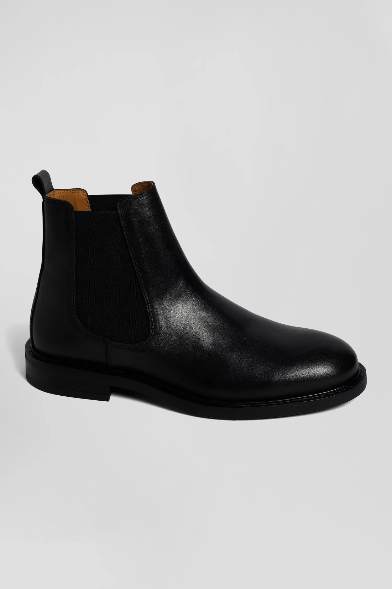 Eden Park Black leather Chelsea boots< Boots