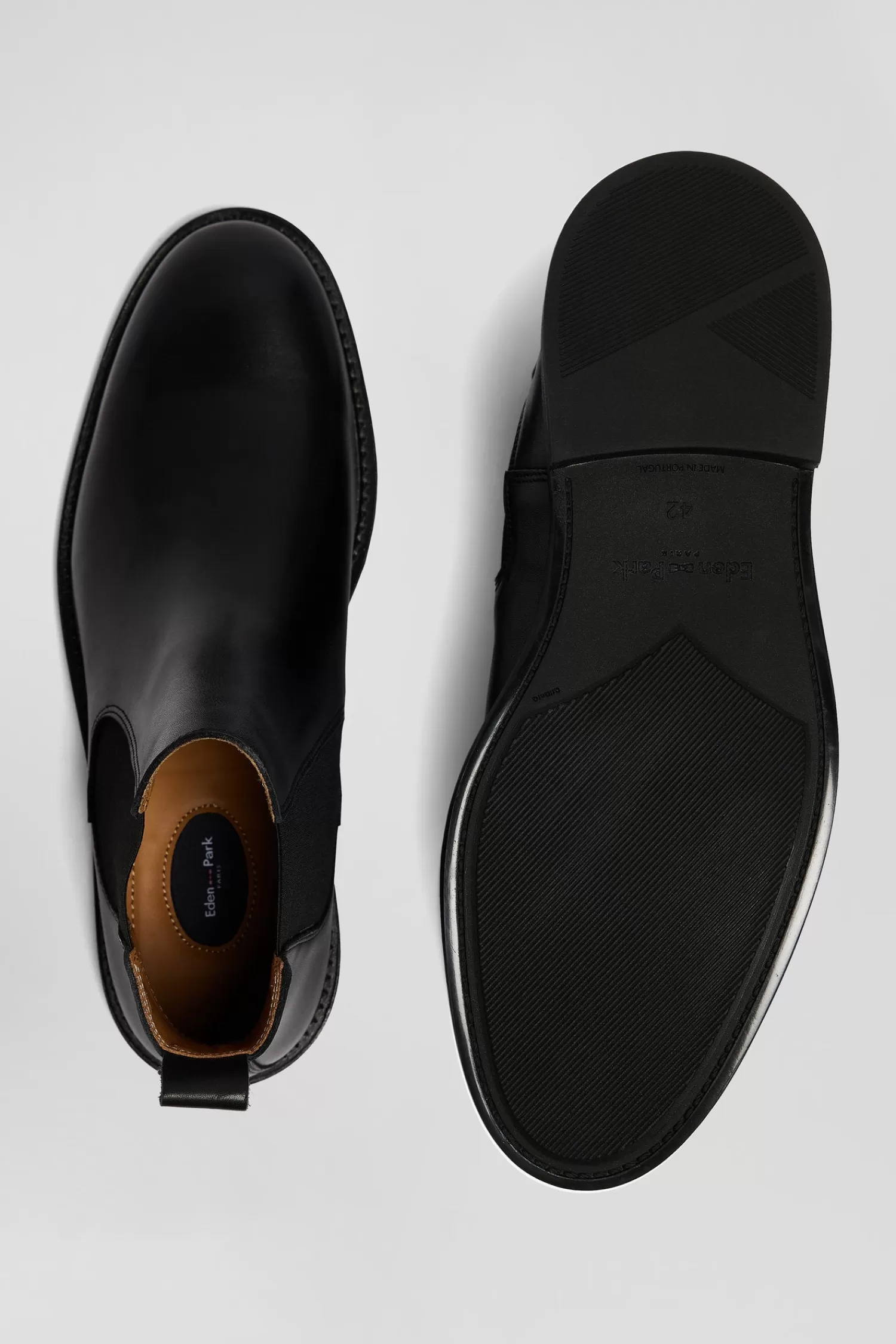 black_leather_chelsea_boots_3.webp Eden Park Black leather Chelsea boots< Boots
