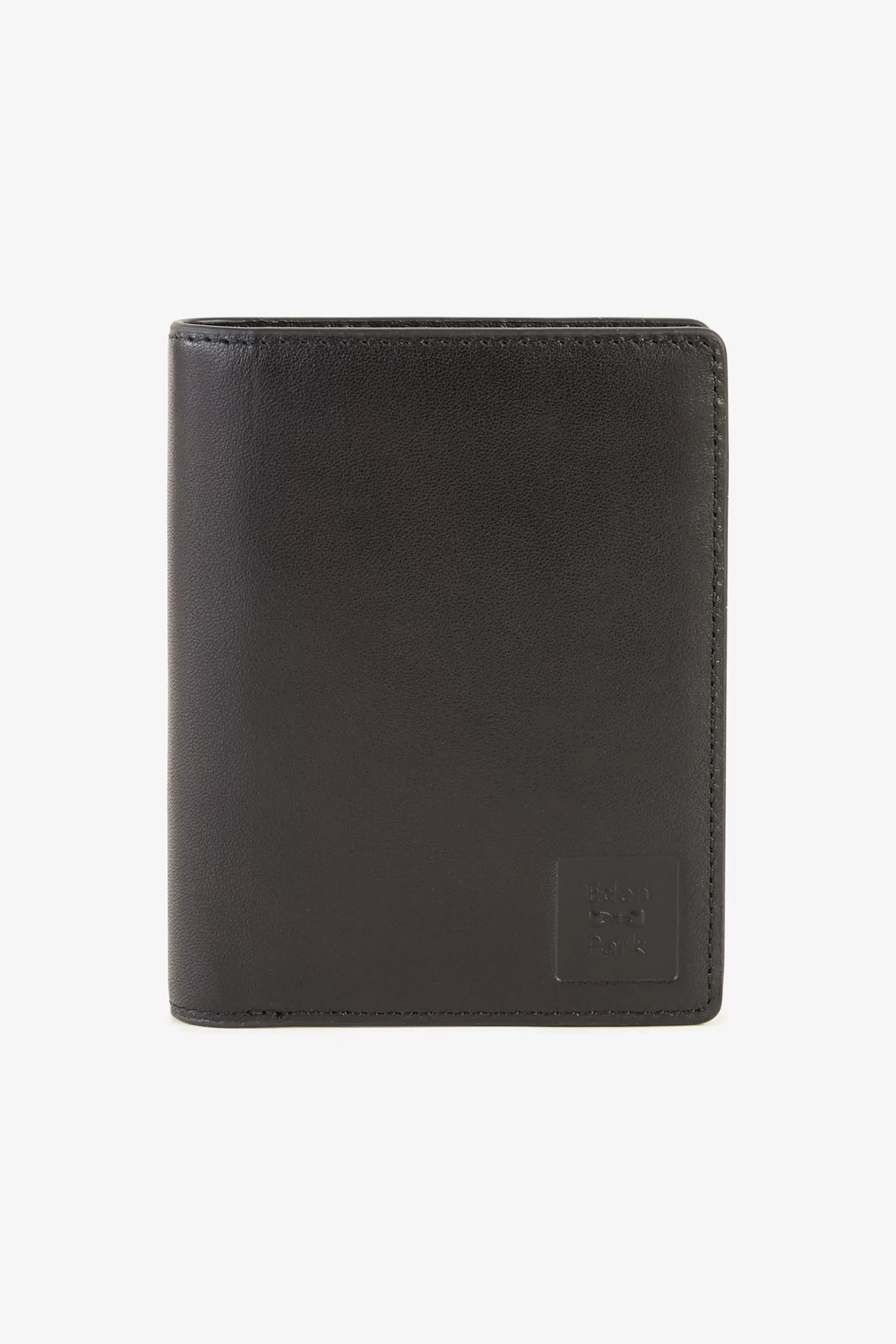 Eden Park Black leather French-style wallet< Portfolios