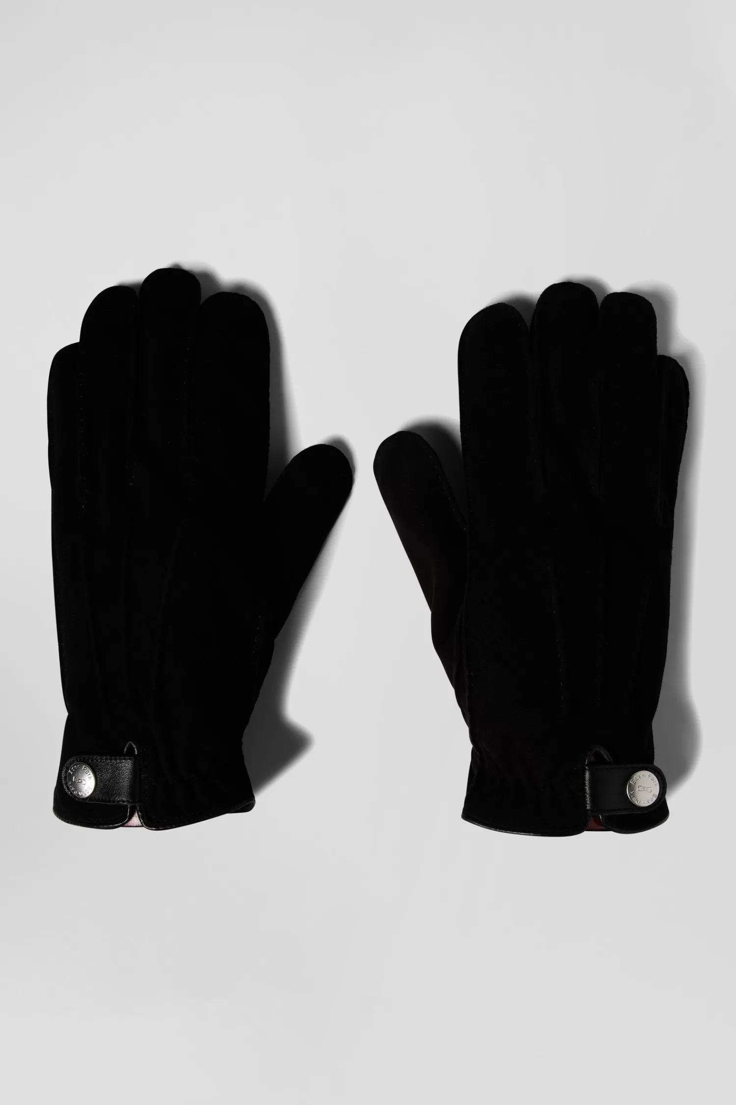 Eden Park Black leather gloves< Gloves