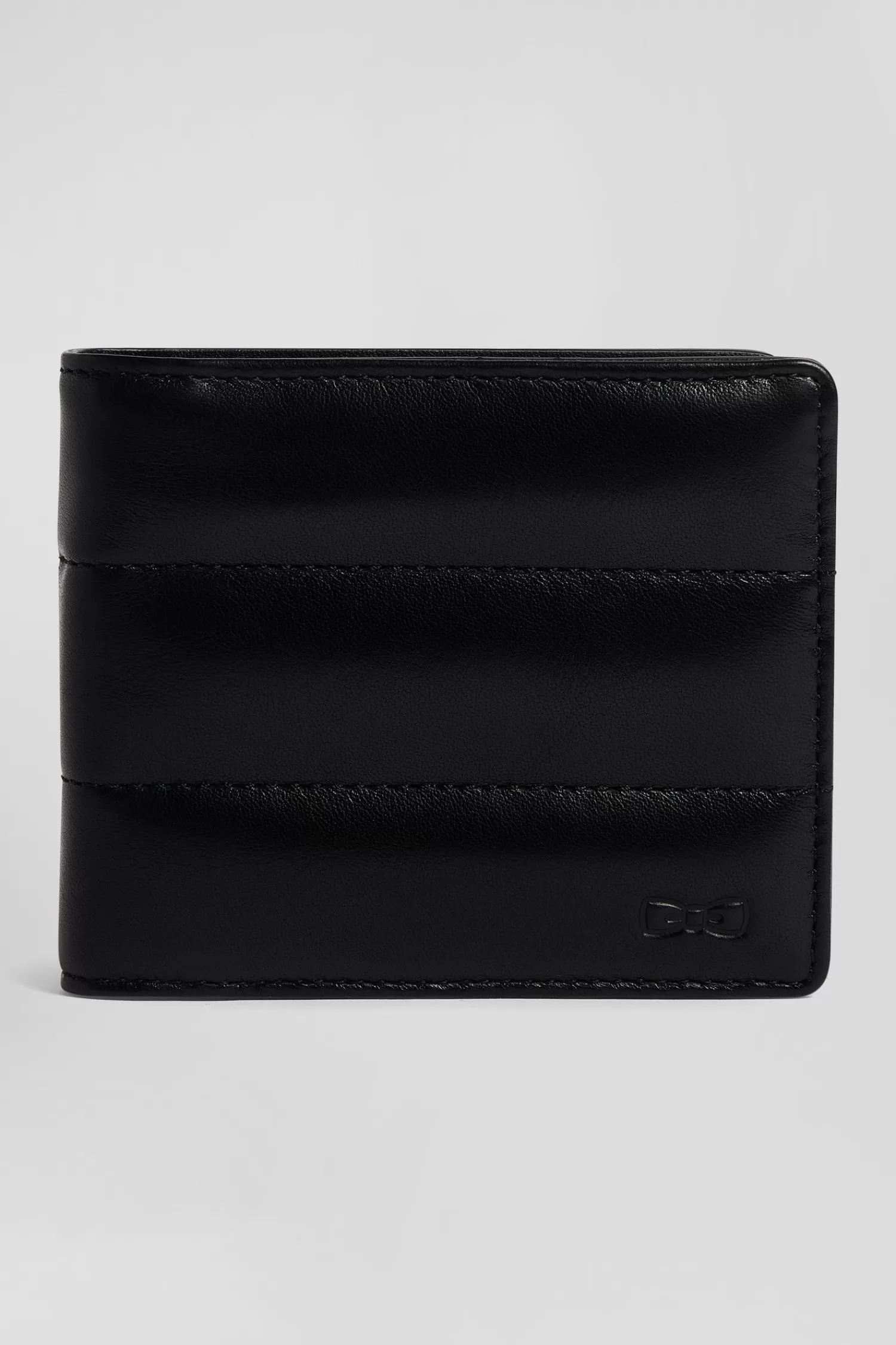 Eden Park Black leather Italian-style wallet< Portfolios