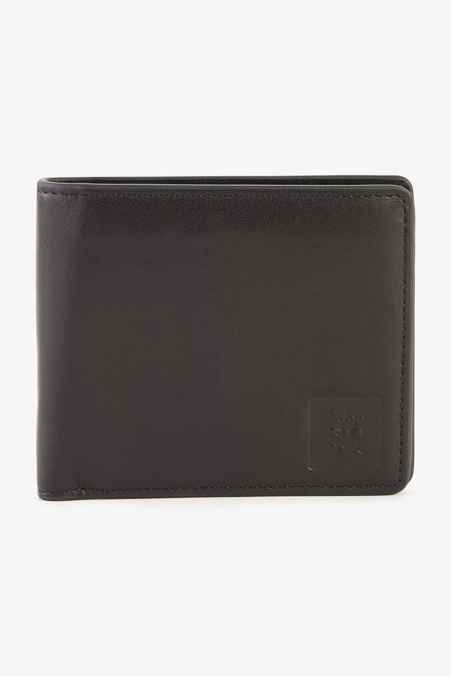 Eden Park Black leather Italian-style wallet< Portfolios