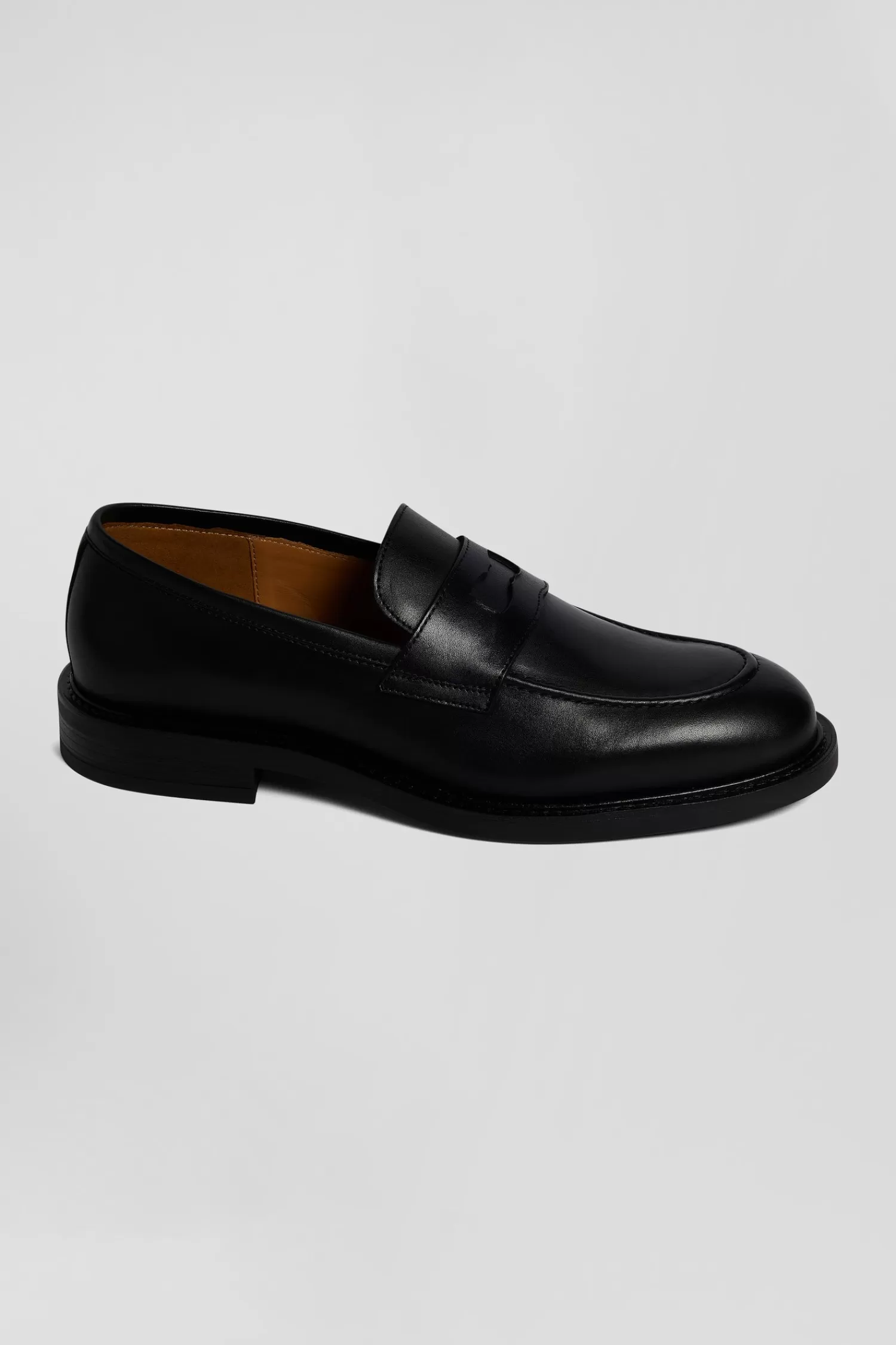 Eden Park Black leather loafers< Loafers