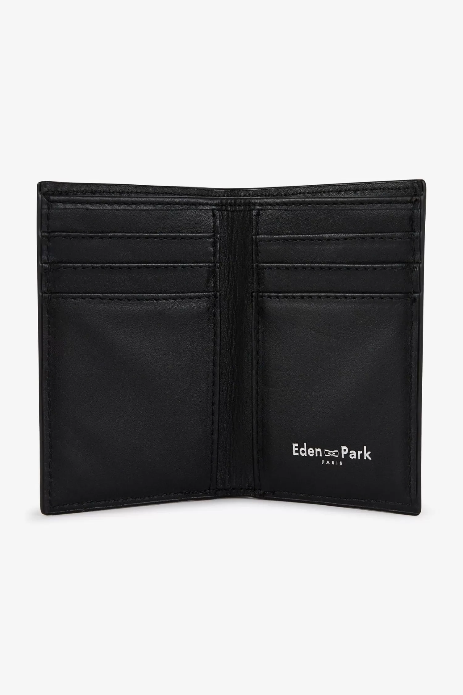 Eden Park Black leather wallet< Portfolios