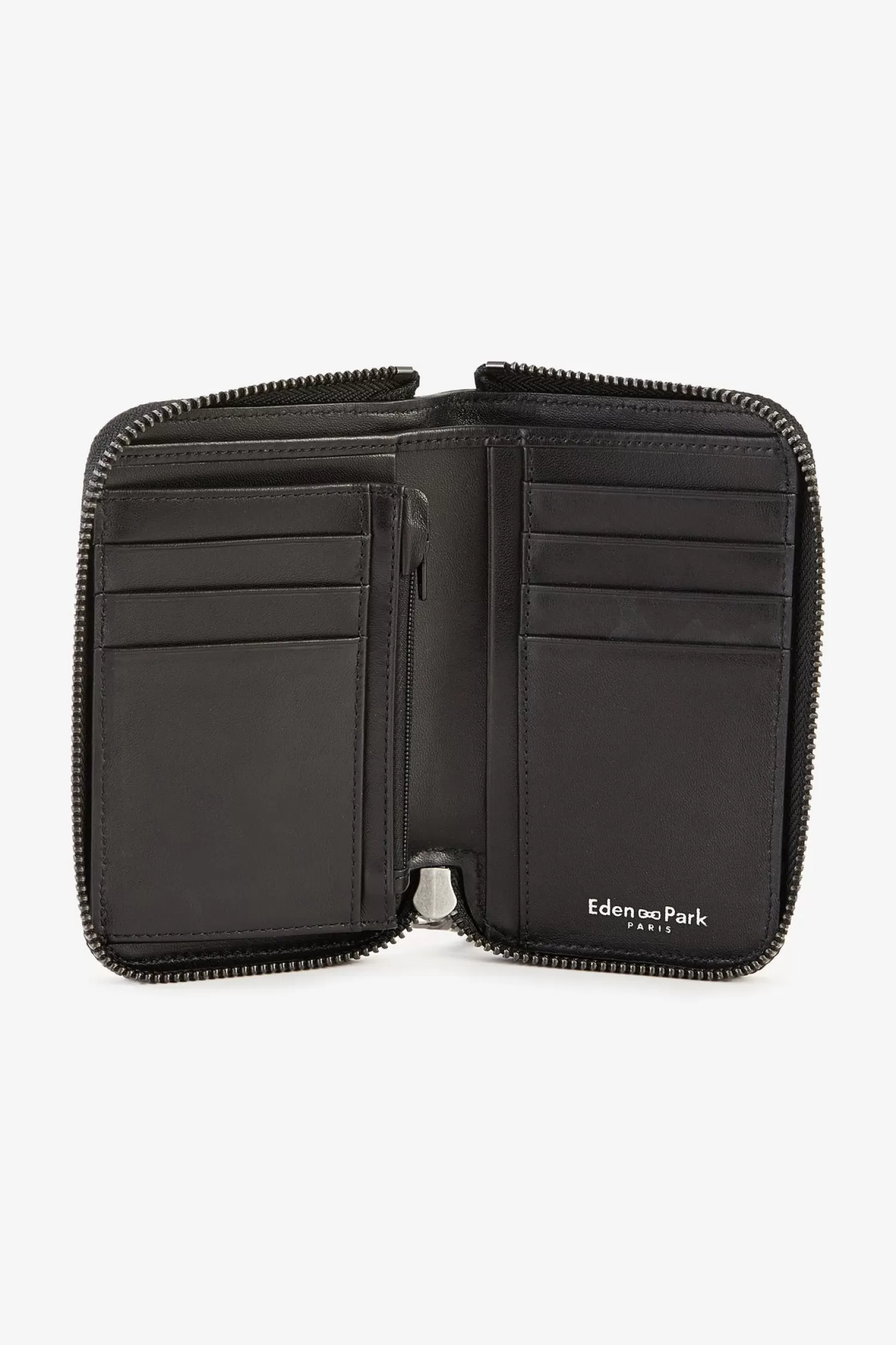 Eden Park Black leather wallet< Portfolios