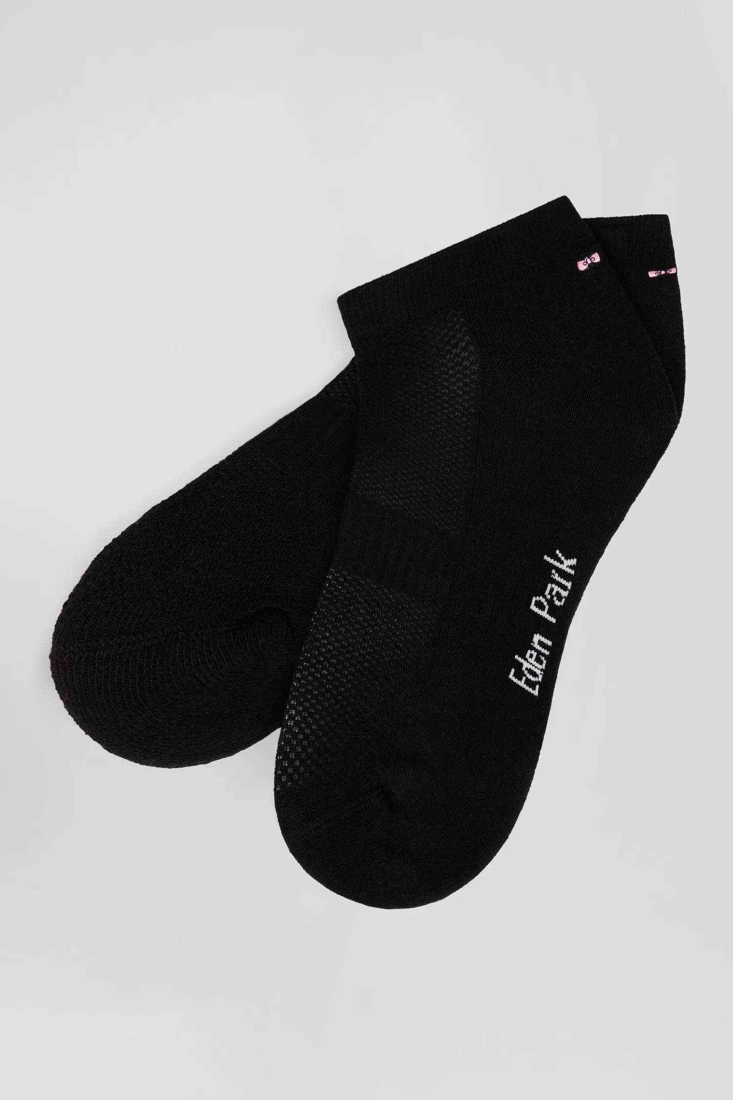 black_stretch_cotton_lowcut_socks_2.webp Eden Park Black stretch cotton low-cut socks< Socks