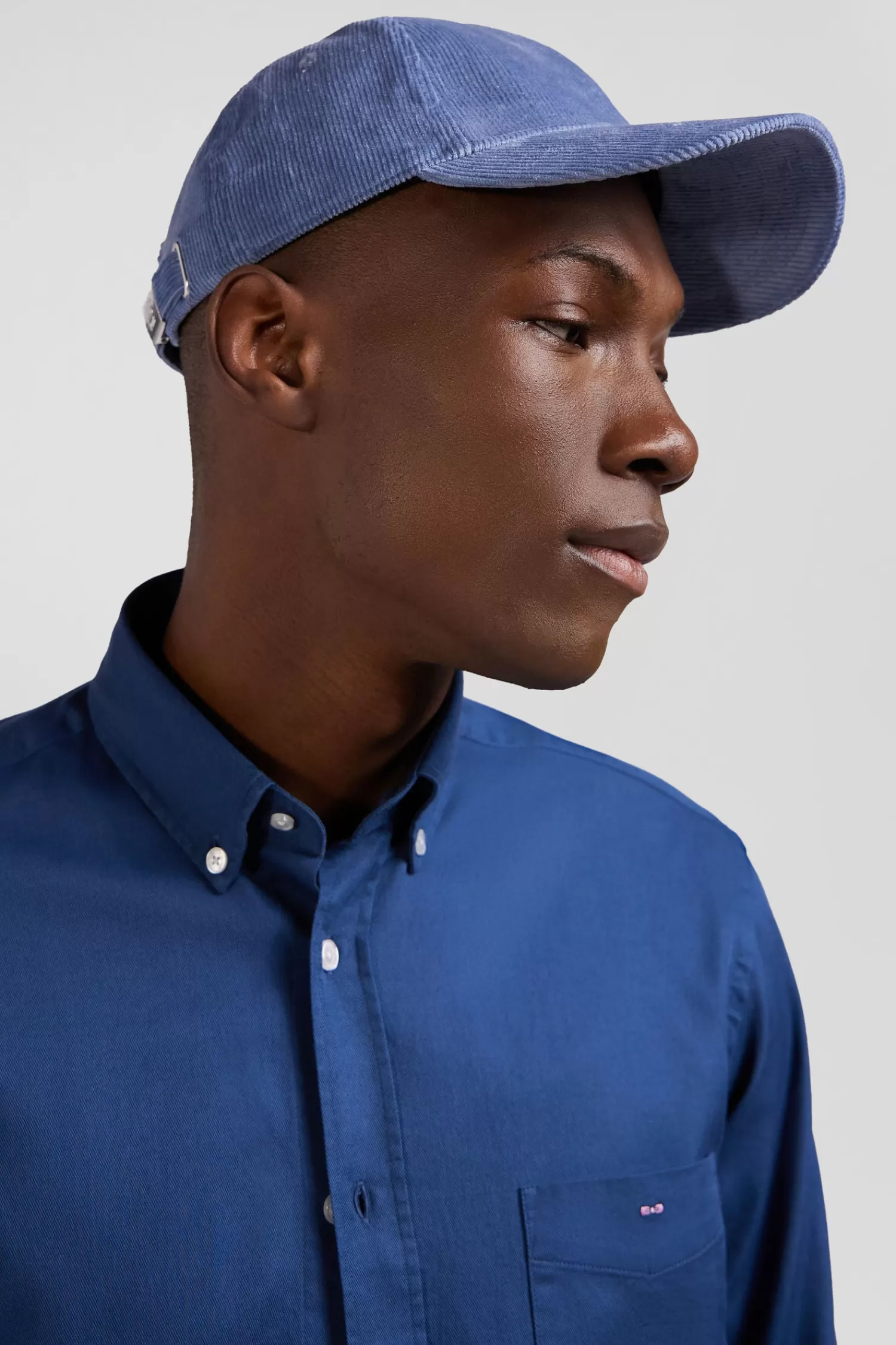 Eden Park Blue corduroy cap<Women Accessories | Caps