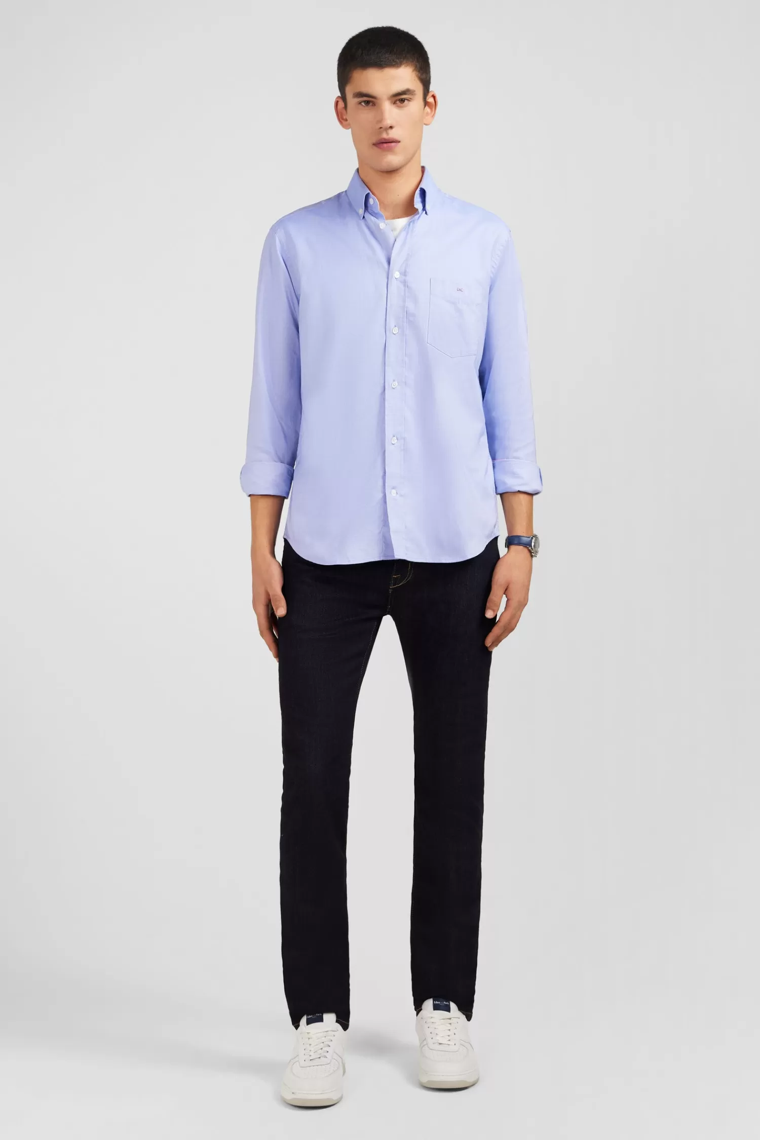 Eden Park Blue cotton shirt< Shirts