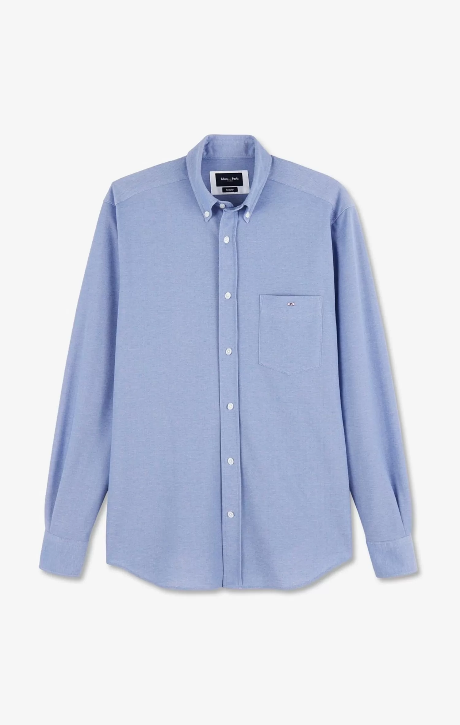 Eden Park Blue pinpoint cotton shirt< Shirts