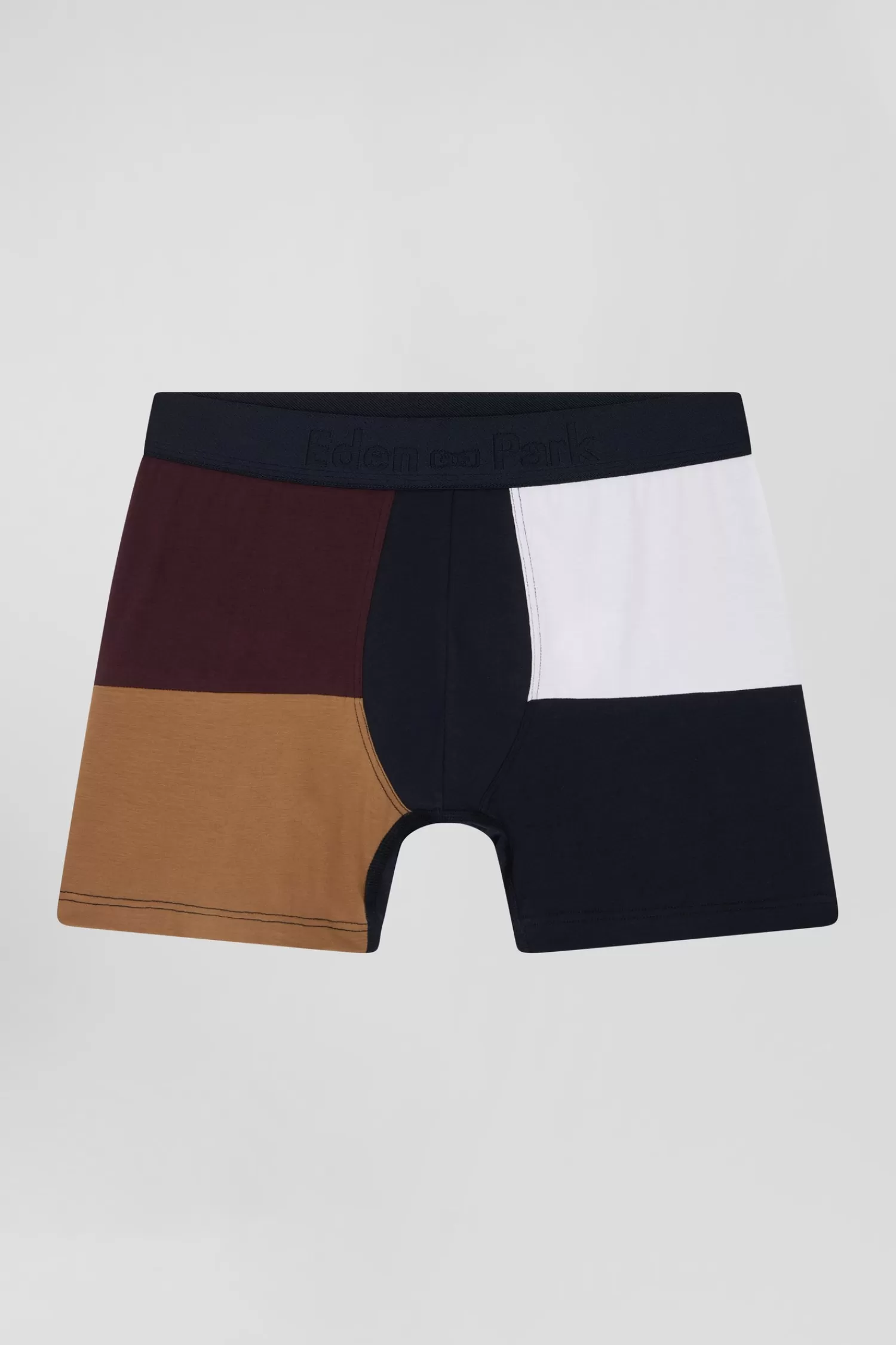 Eden Park Bordeaux colorblock stretch cotton boxers< Underwear