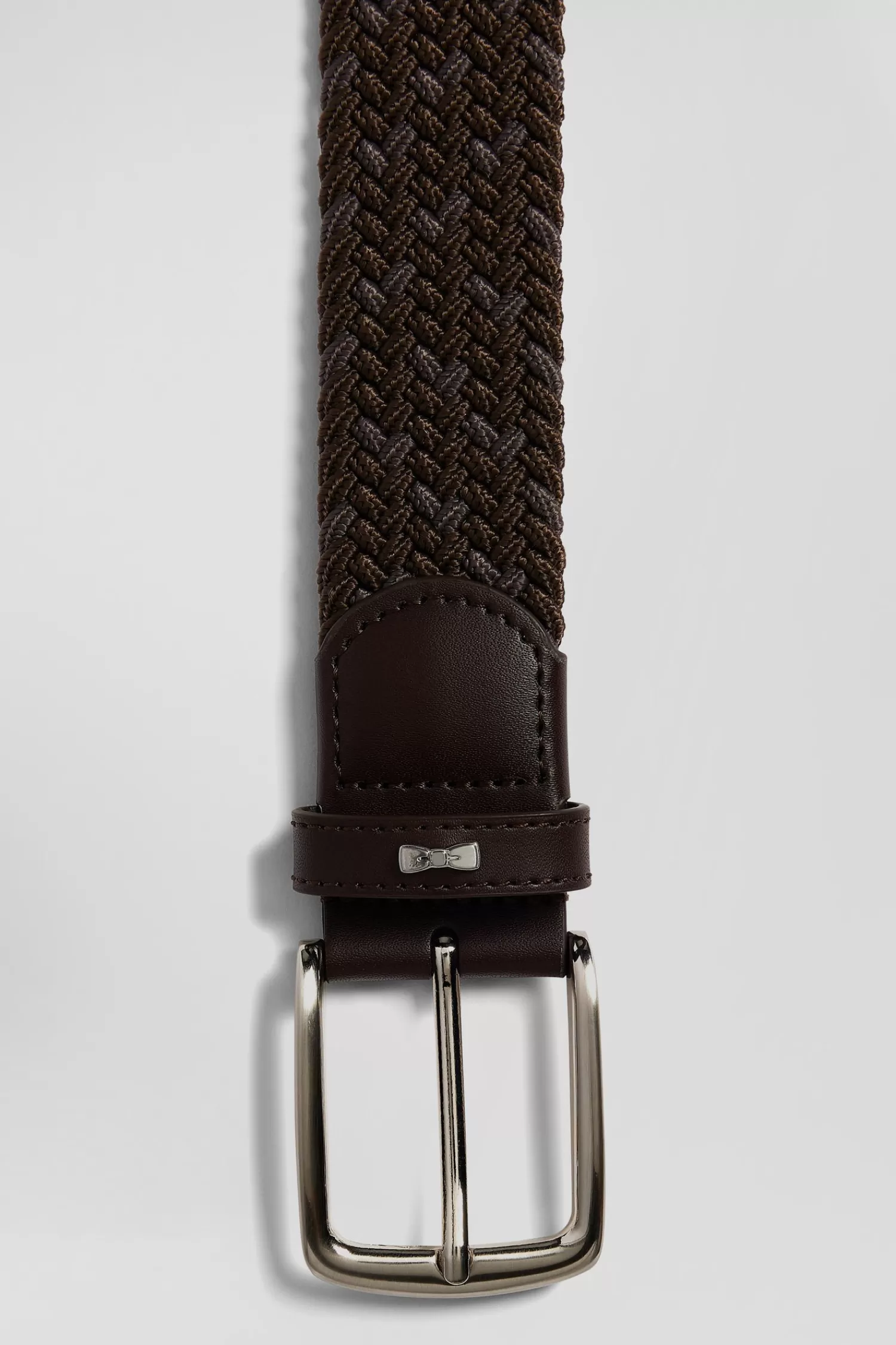 brown_braided_belt_with_silver_metal_buckle_2.webp Eden Park Brown braided belt with silver metal buckle< Belts