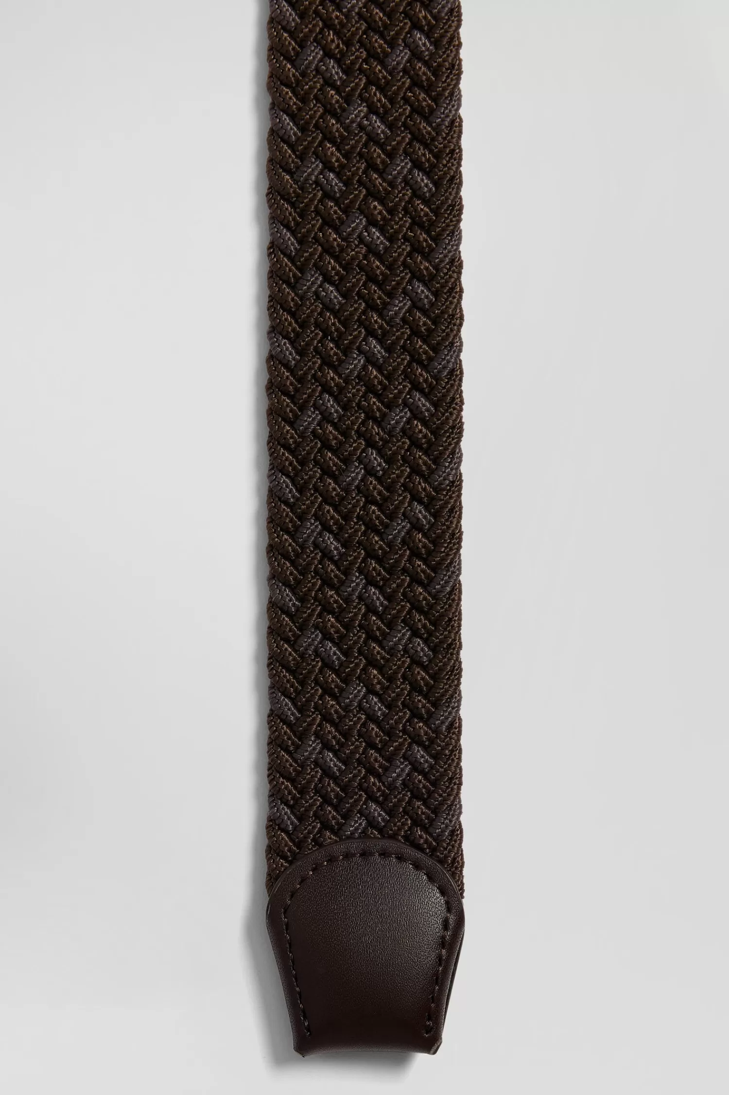 brown_braided_belt_with_silver_metal_buckle_3.webp Eden Park Brown braided belt with silver metal buckle< Belts