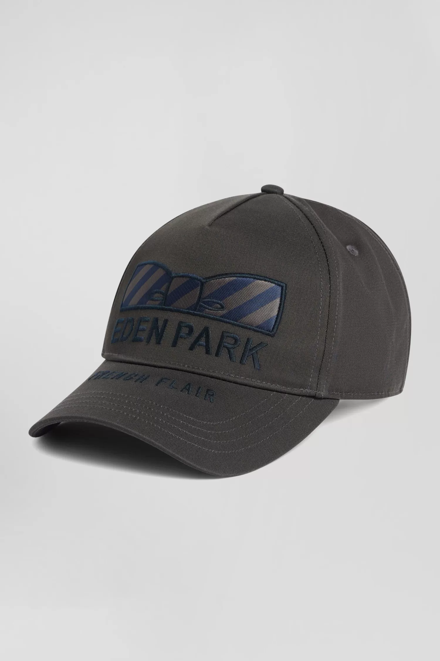 Eden Park Brown cotton cap with bow tie< Caps