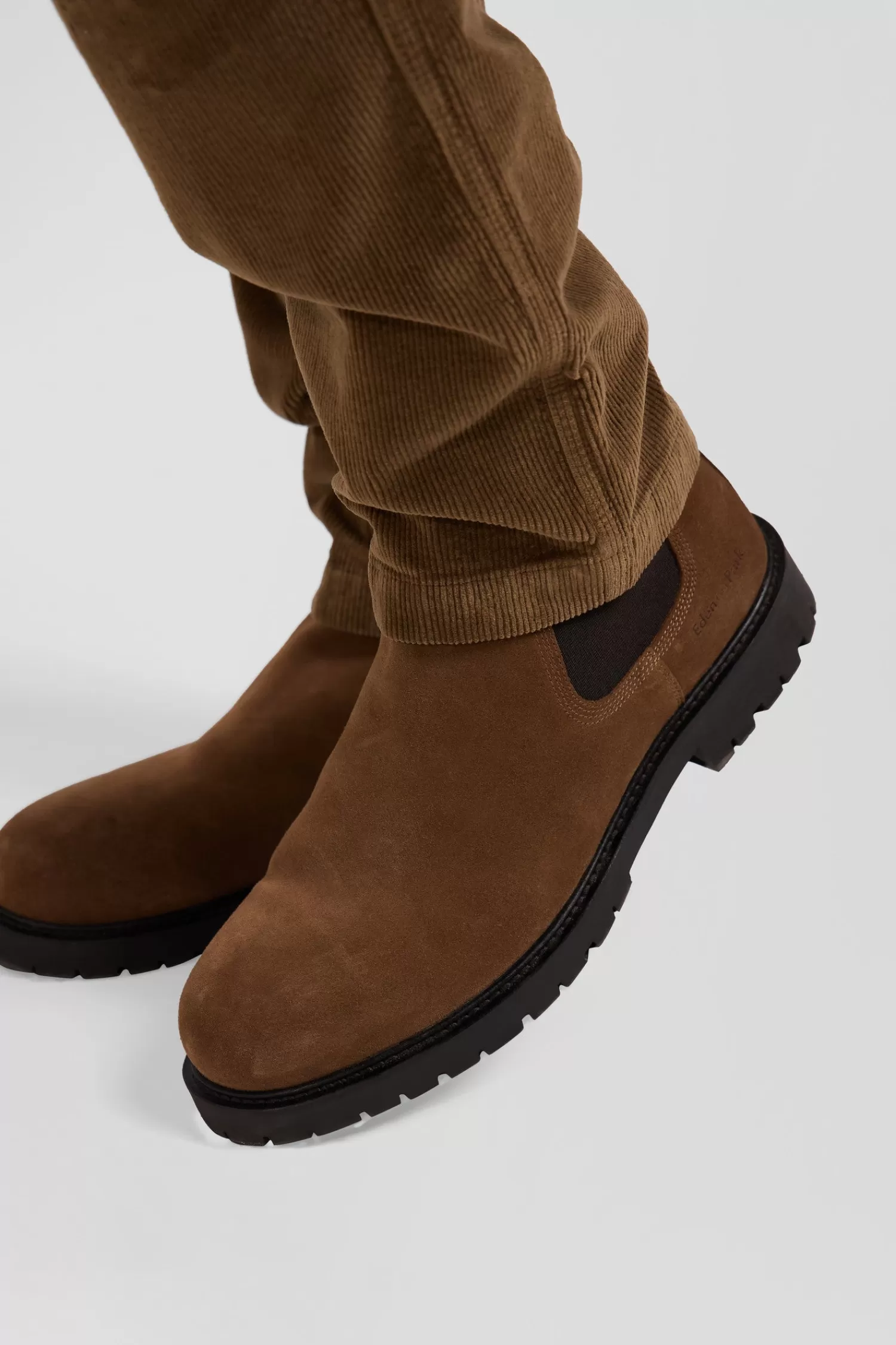 Eden Park Brown cowhide leather Chelsea boots< Boots