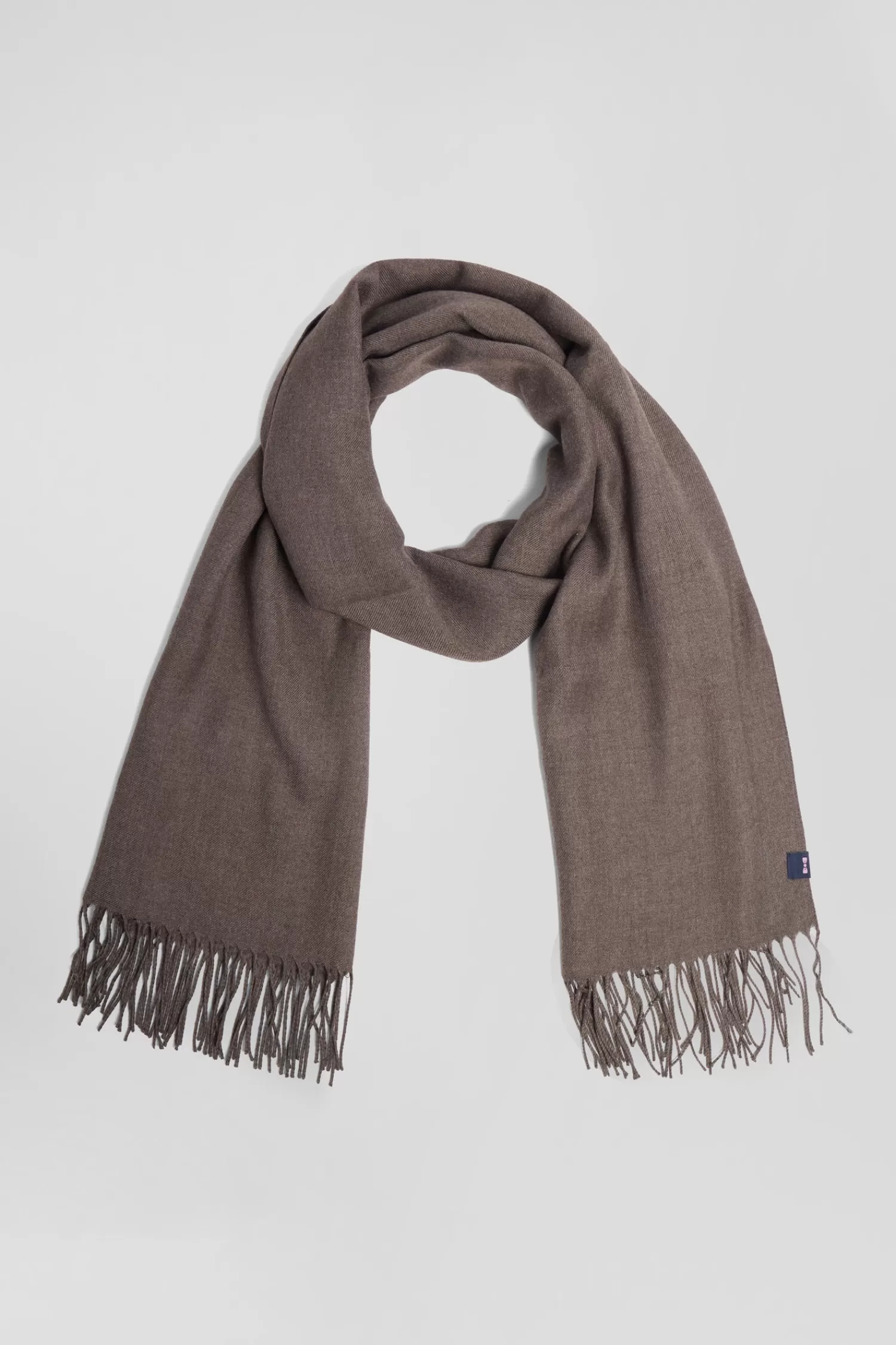 Eden Park Brown fringed plain scarf< Scarves And Wraps