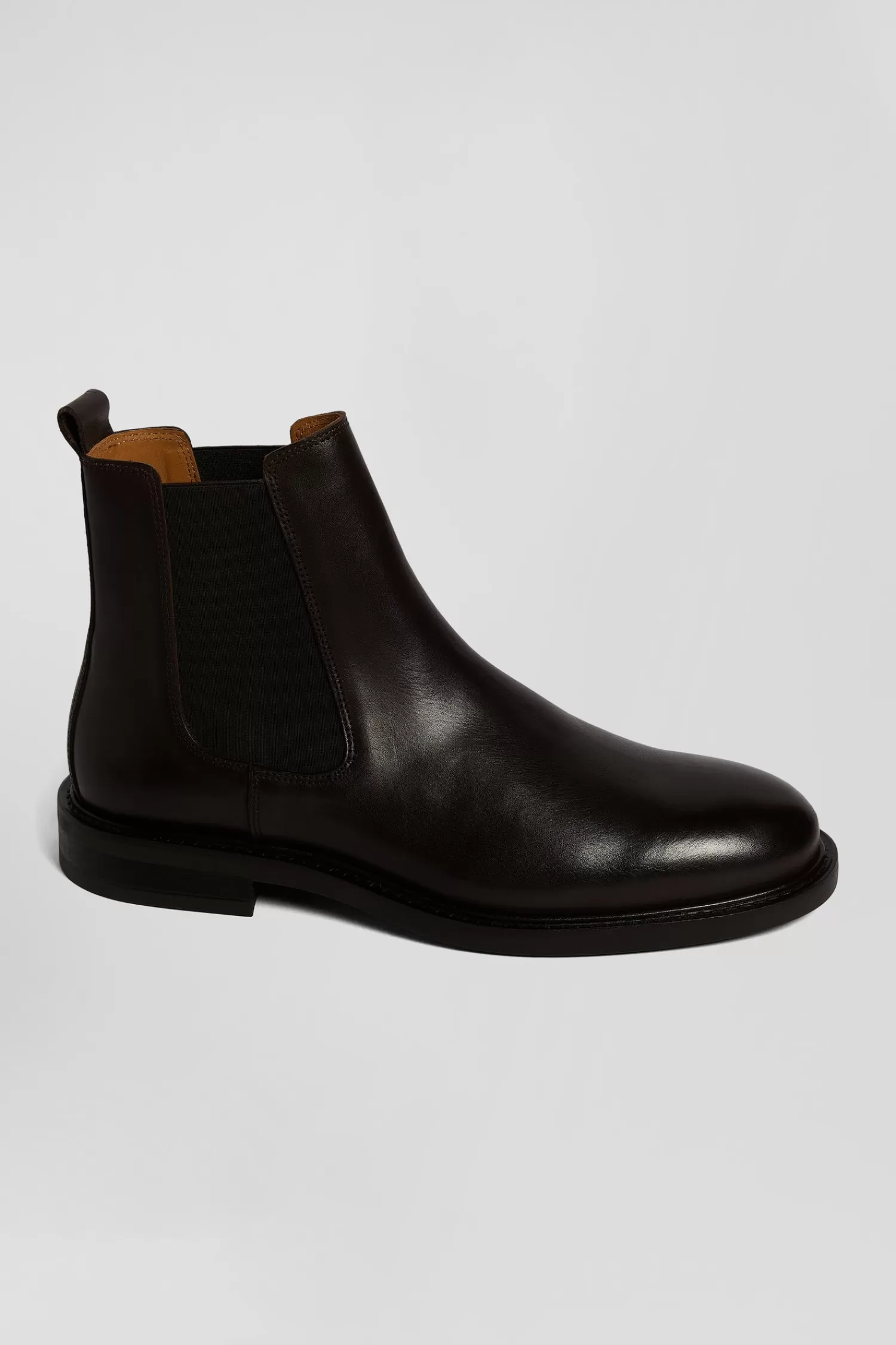 Eden Park Brown leather Chelsea boots< Boots
