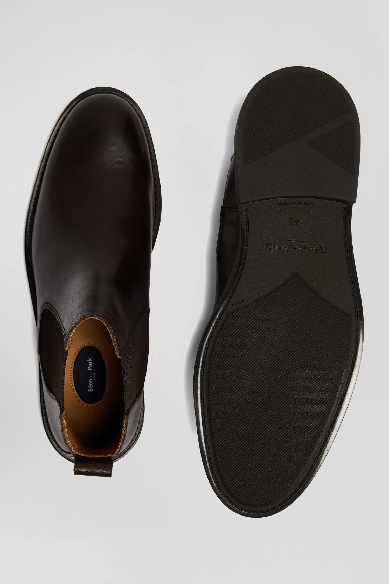 brown_leather_chelsea_boots_4.webp Eden Park Brown leather Chelsea boots< Boots