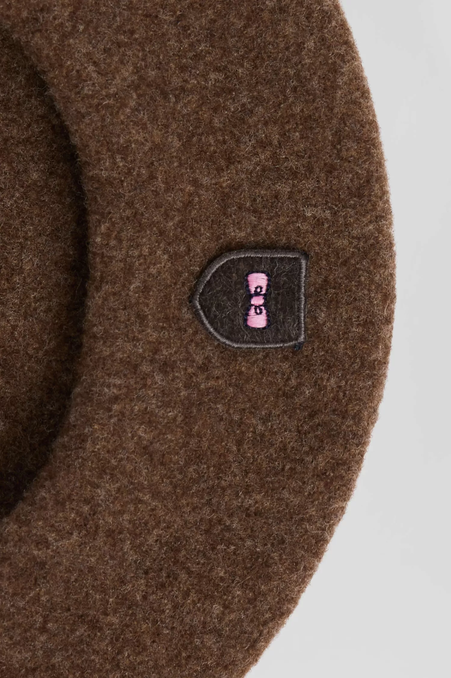 brown_wool_beret_2.webp Eden Park Brown wool beret<Women Accessories