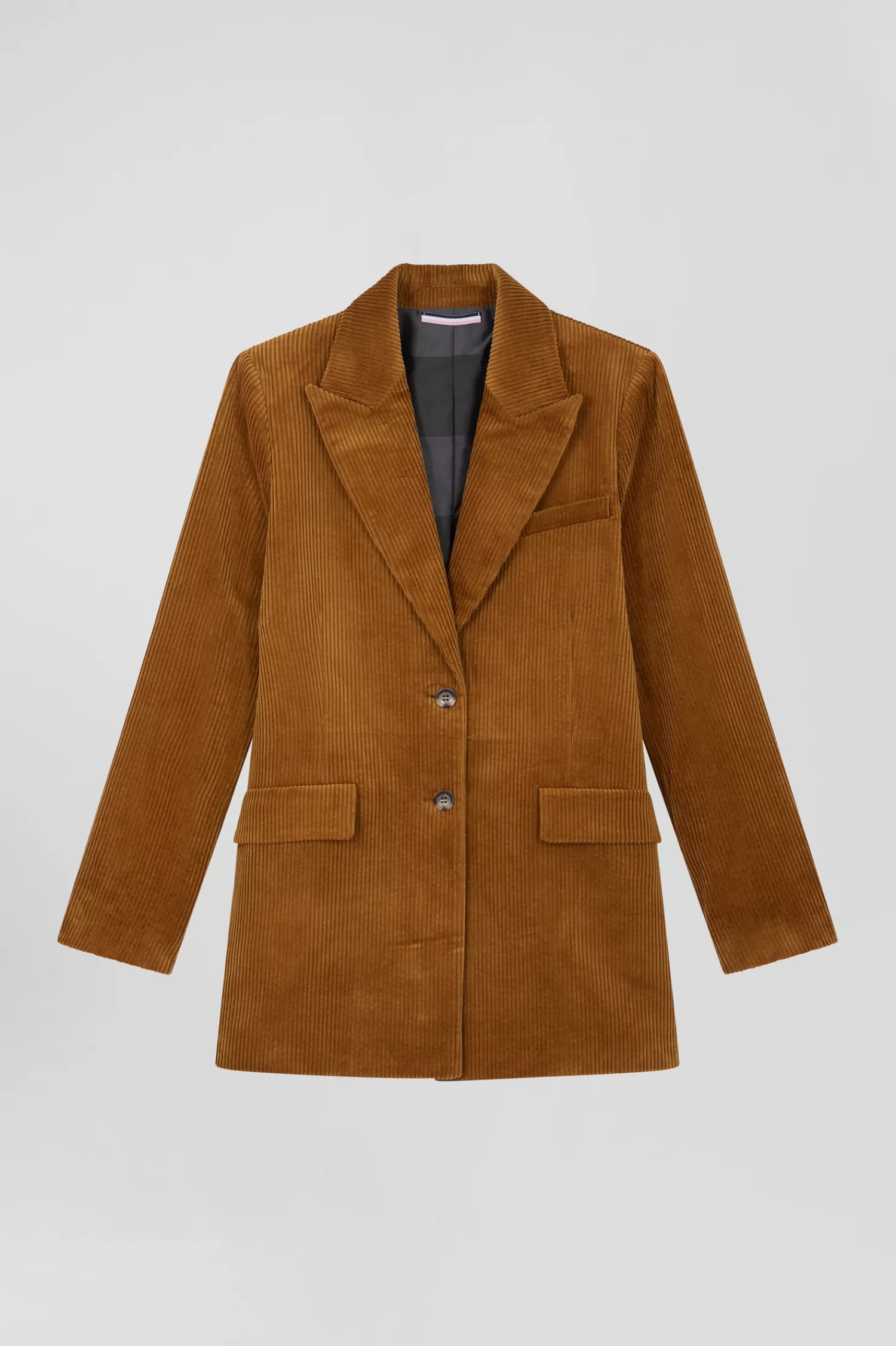 Eden Park Camel corduroy blazer Modern fit<Women Coats And Jackets