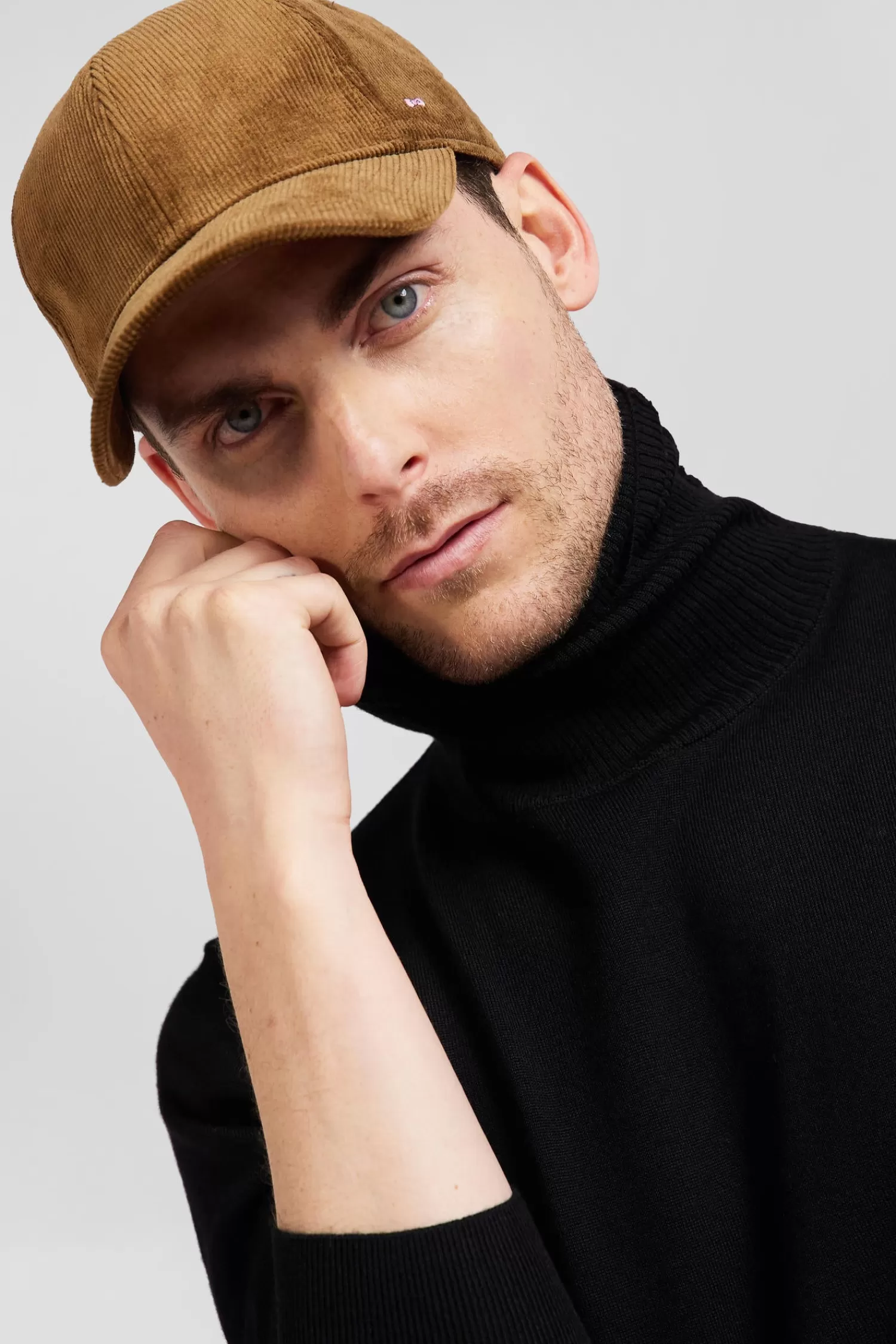 Eden Park Camel corduroy cap< Caps