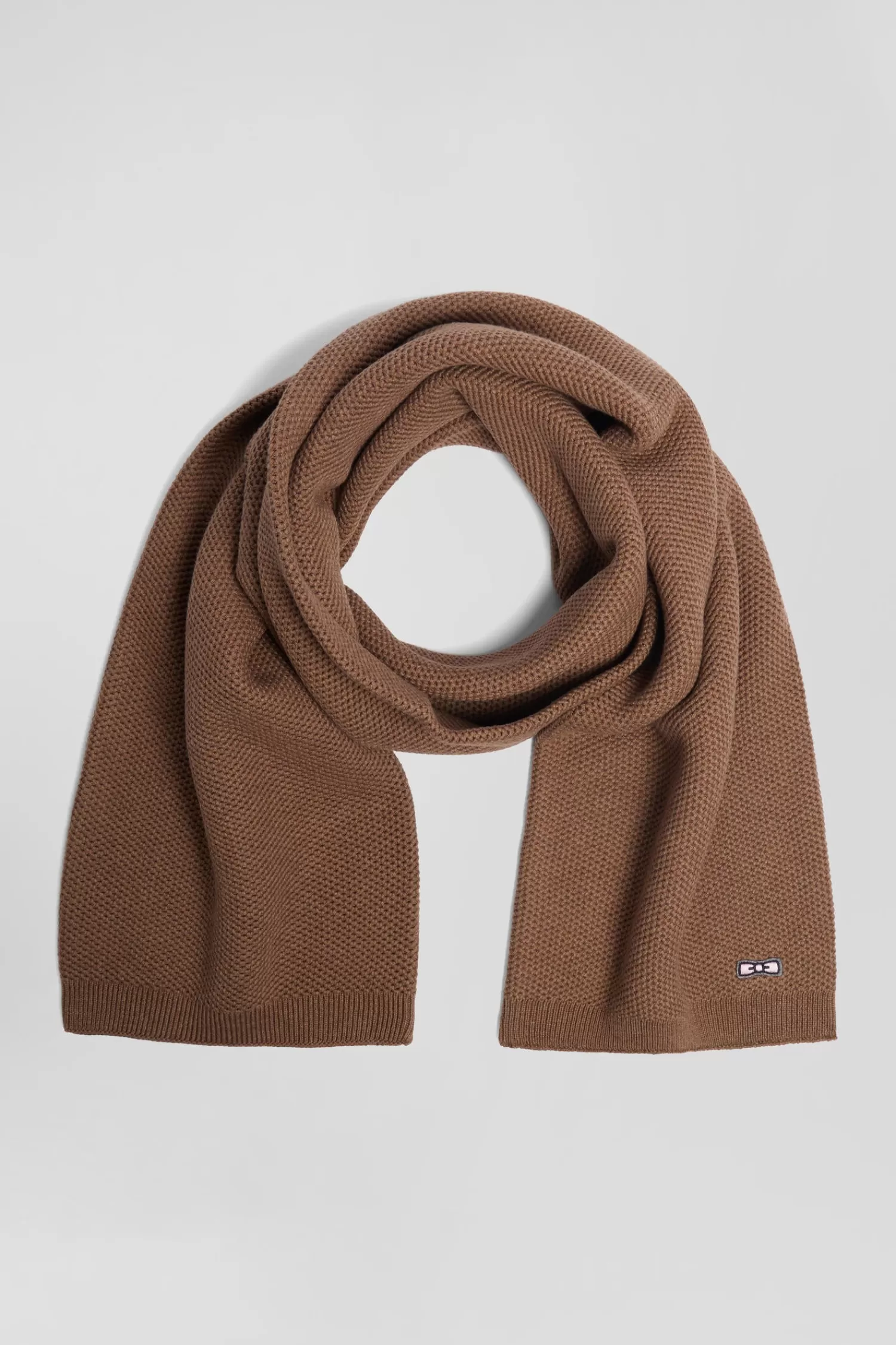 Eden Park Camel plain cotton scarf< Scarves And Wraps