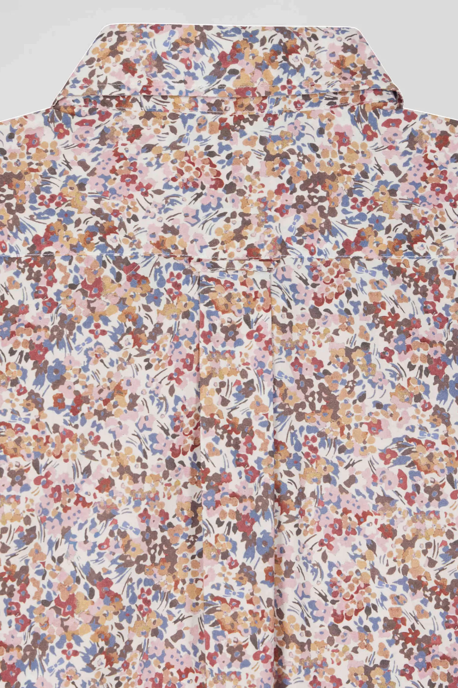 chemise_en_coton__microimprim_beige_coupe_regular_6.webp Eden Park Chemise en coton à microimprimé beige coupe Regular< Shirts