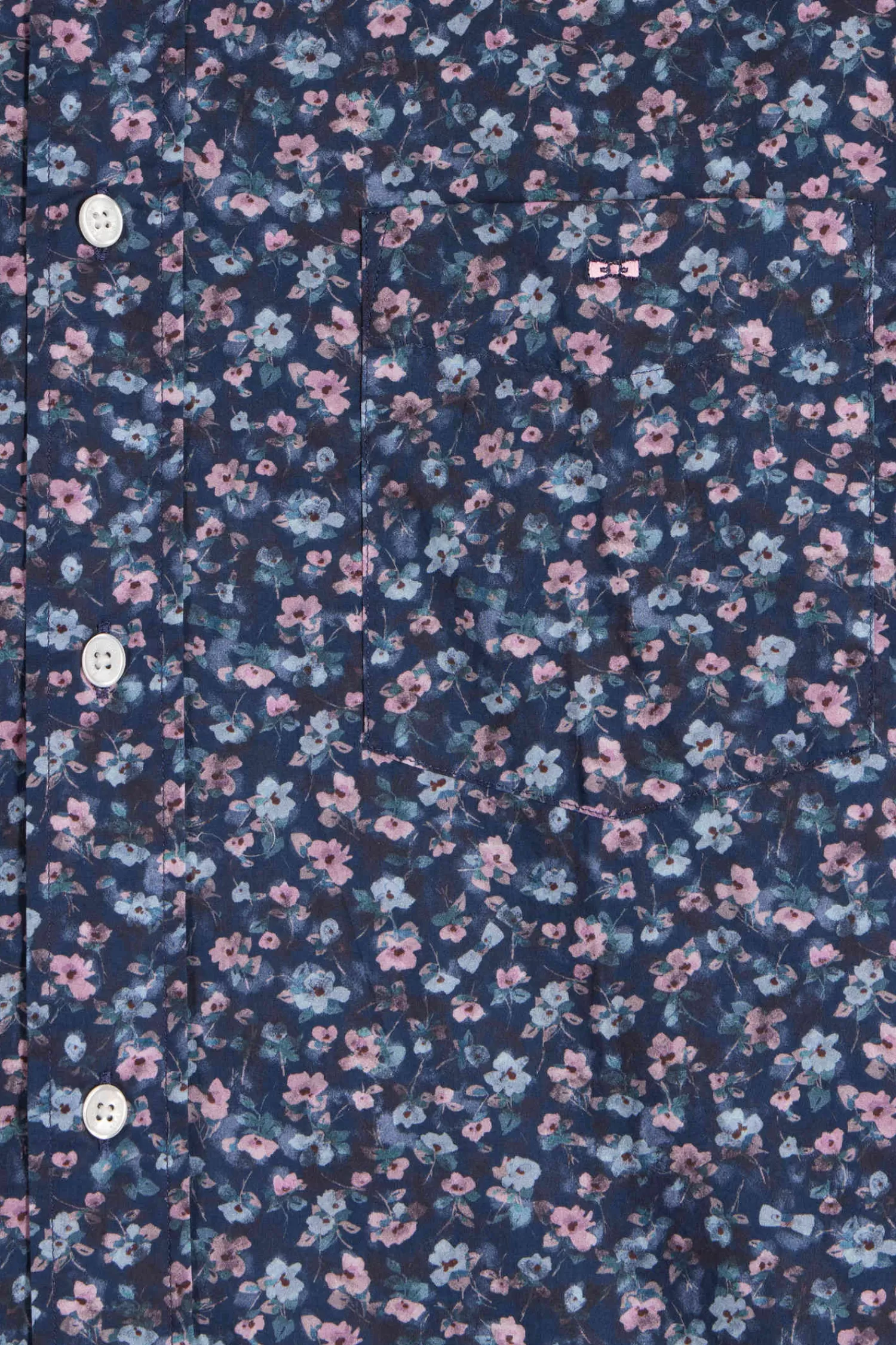 chemise_en_coton__microimprim_bleu_fonc_coupe_regular_9.webp Eden Park Chemise en coton à microimprimé bleu foncé coupe Regular< Shirts