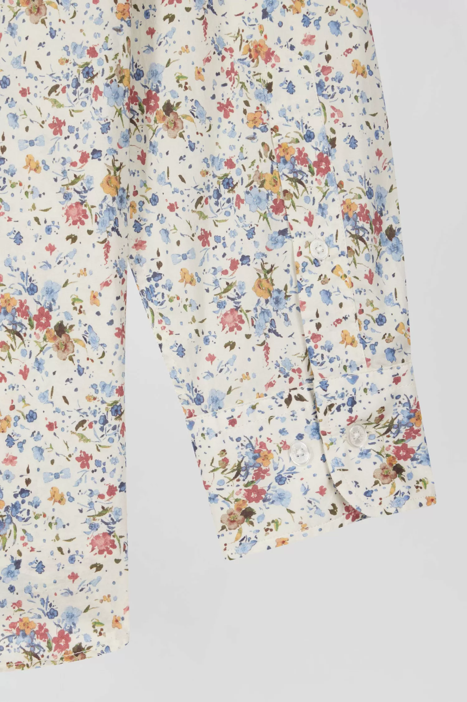 Eden Park Chemise en popeline de coton imprimé floral coupe Regular< Shirts