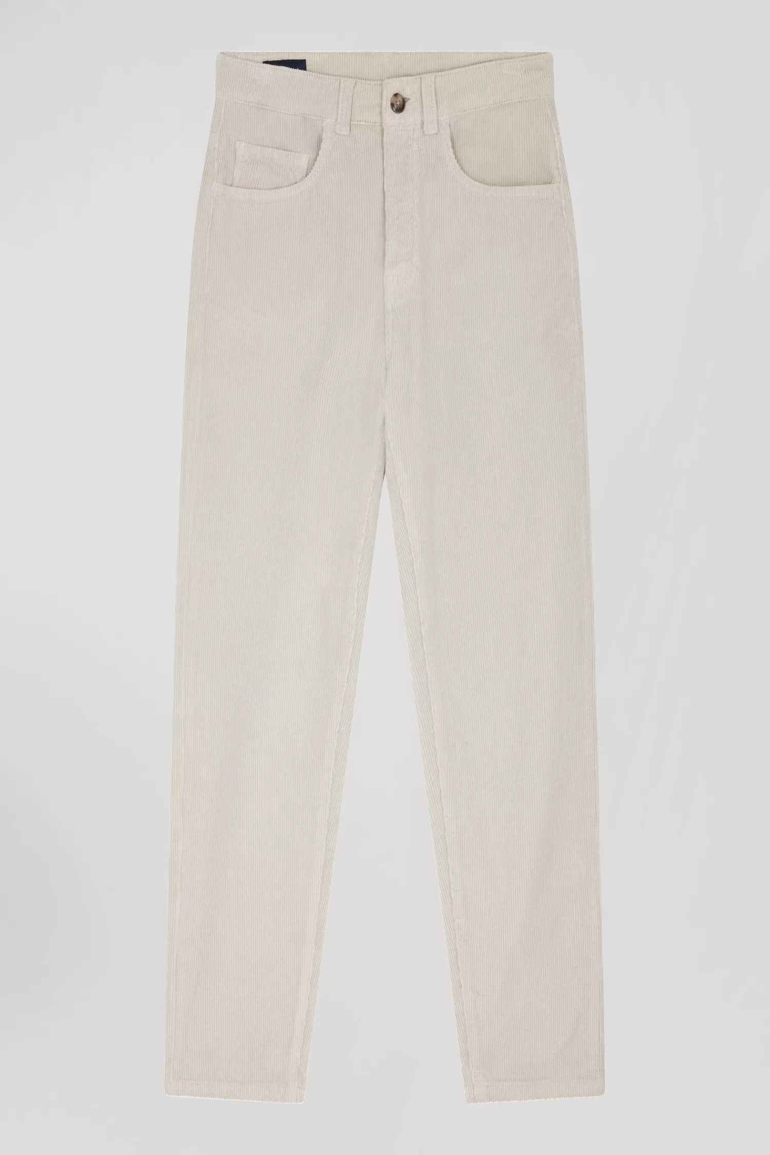 Eden Park Comfort beige stretch cotton 5-pocket jeans<Women Pants