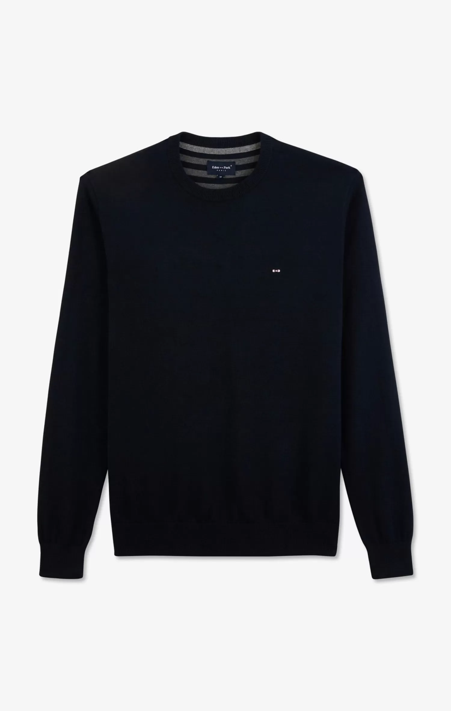 Eden Park Crew navy blue cotton jumper< Sweaters