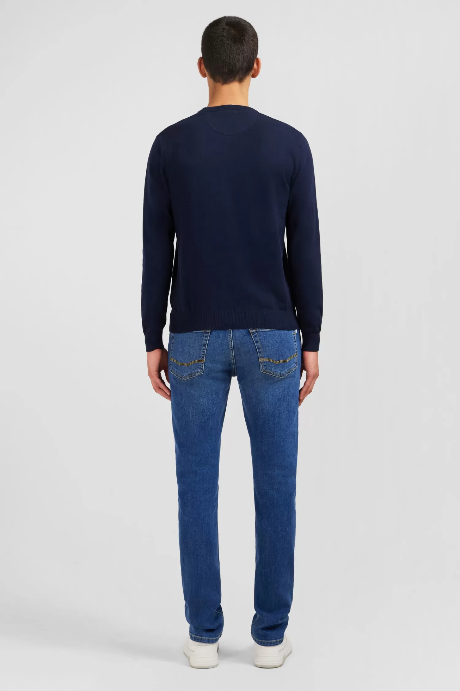 crew_navy_blue_cotton_jumper_2.webp Eden Park Crew navy blue cotton jumper< Sweaters