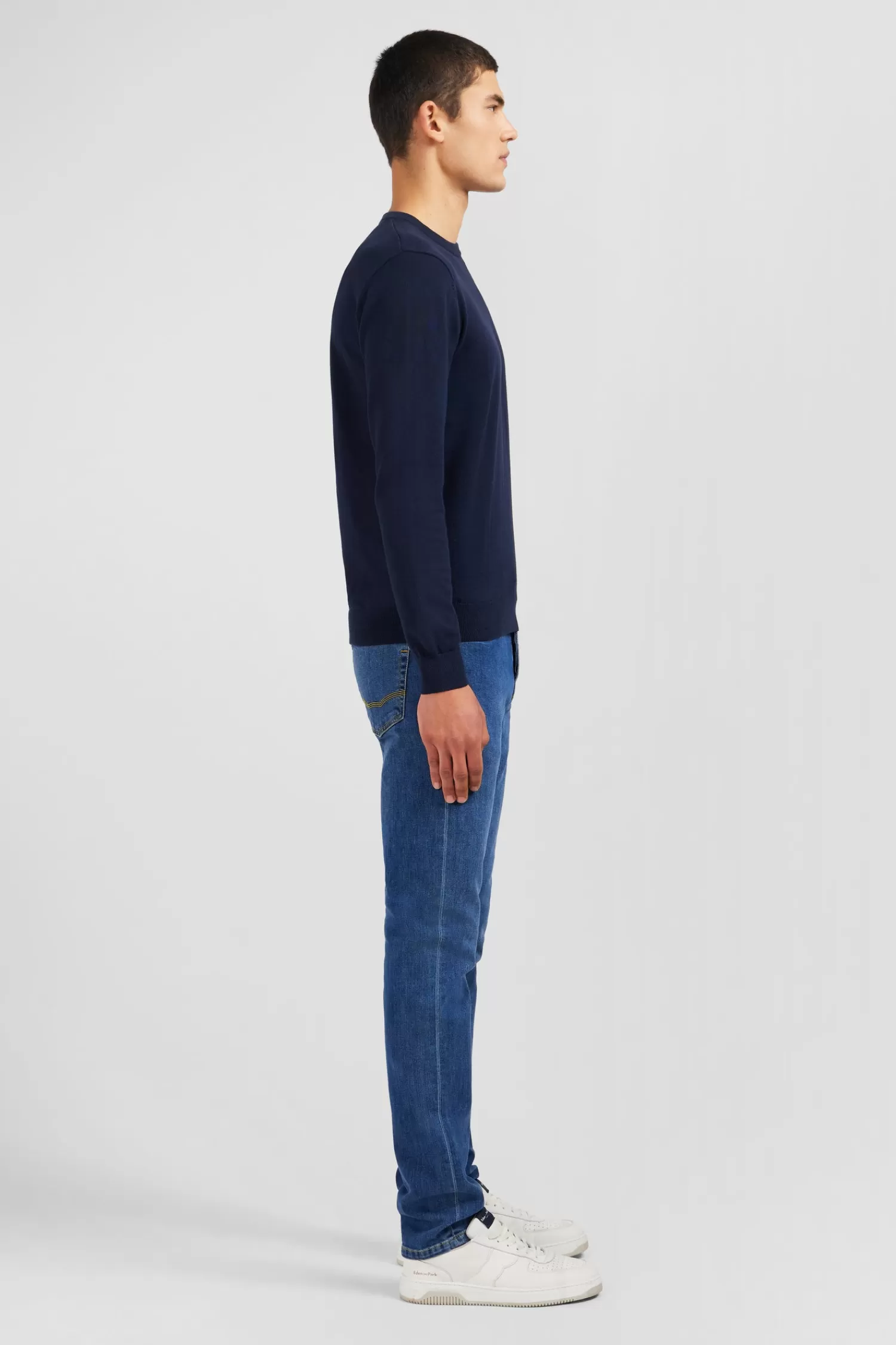crew_navy_blue_cotton_jumper_5.webp Eden Park Crew navy blue cotton jumper< Sweaters