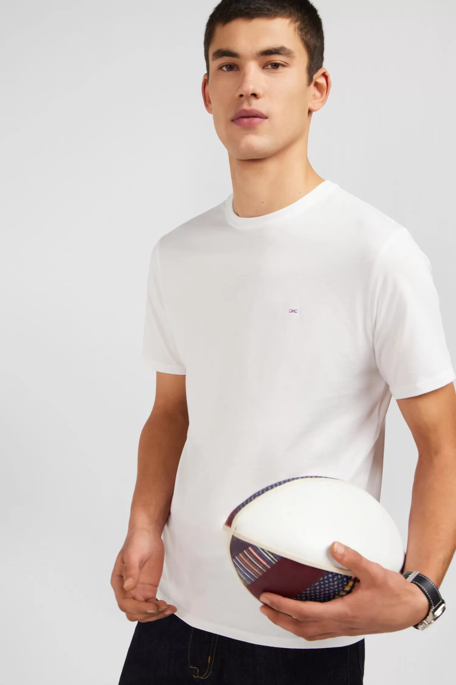 crew_neck_white_light_pima_cotton_tshirt_3.webp Eden Park Crew neck white light pima cotton t-shirt< T-shirts
