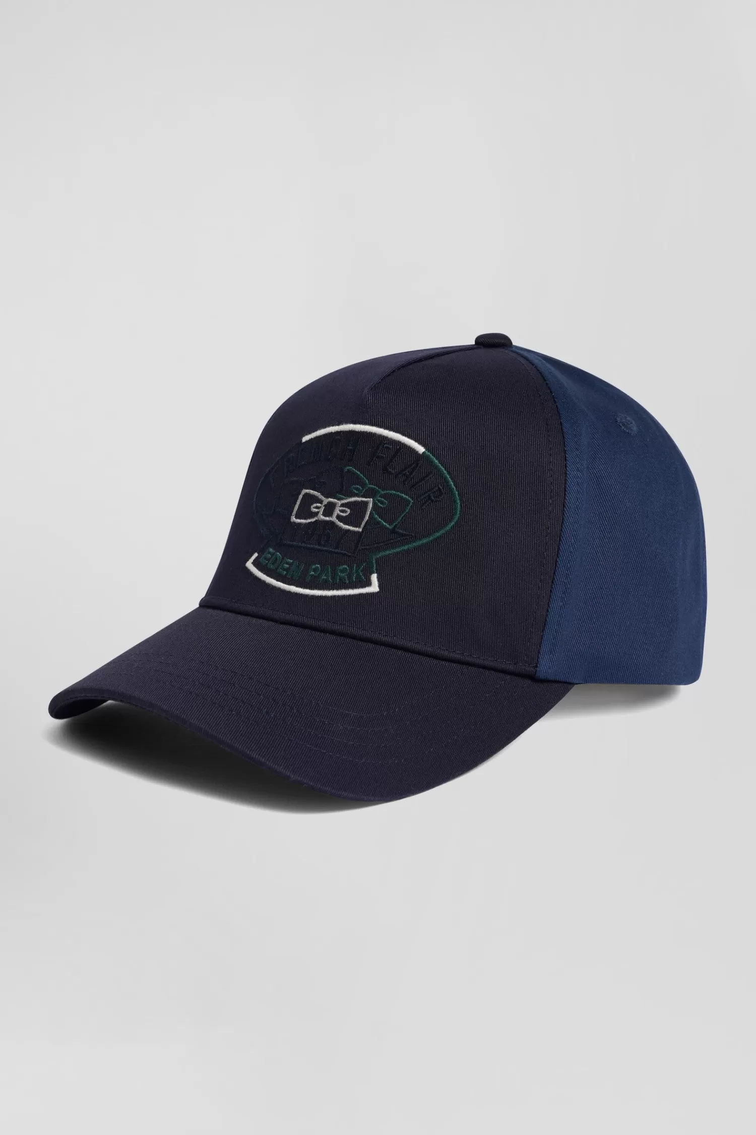 Eden Park Dark blue bicolour cotton cap< Caps