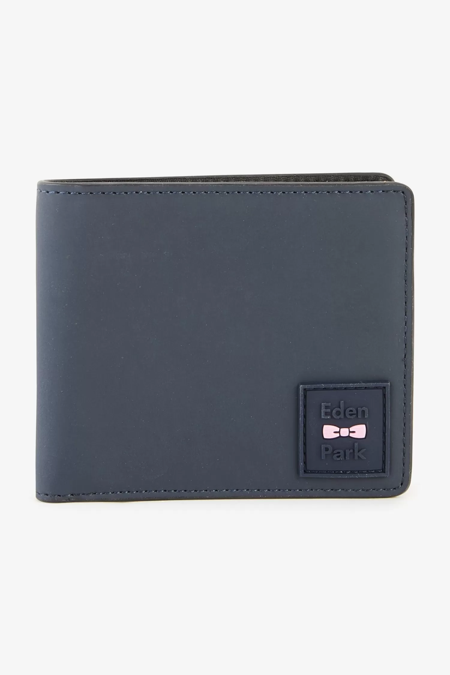 Eden Park Dark blue rubber Italian-style wallet< Portfolios