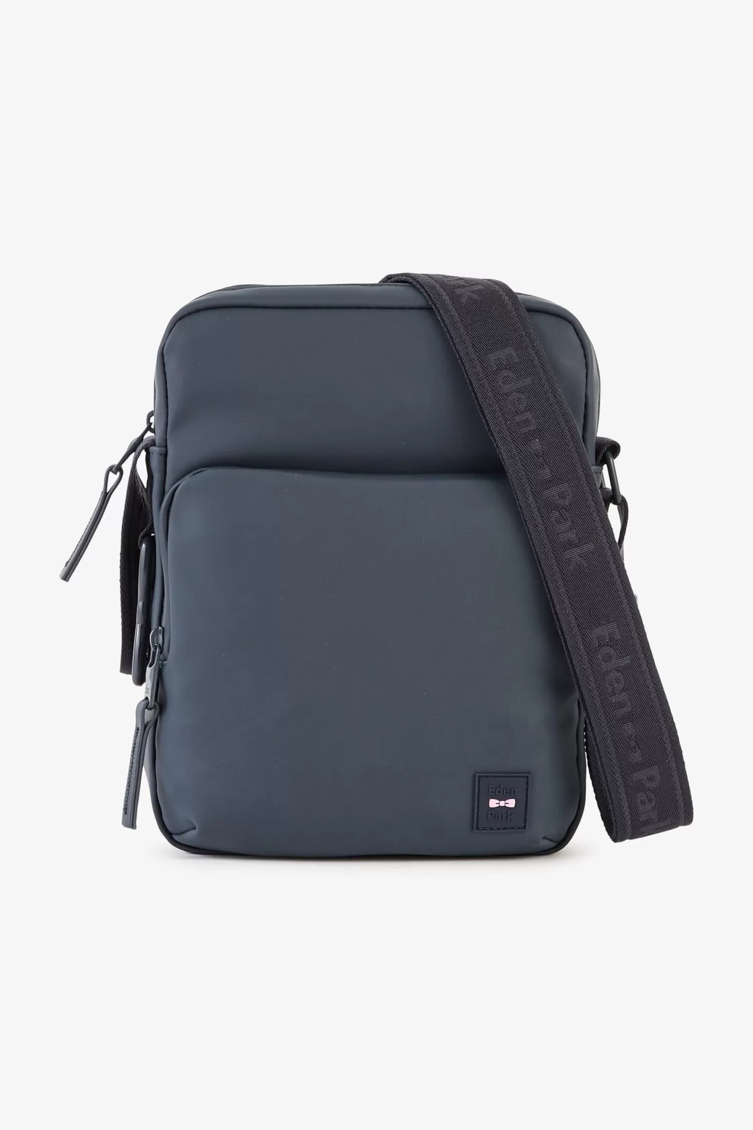 Eden Park Dark blue rubber messenger bag< Bags