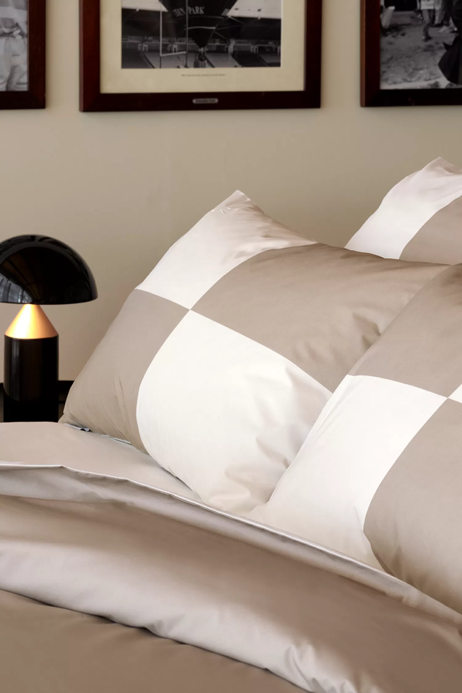 Eden Park Duo of rectangular barbarian pillow case - beige< Pillowcases