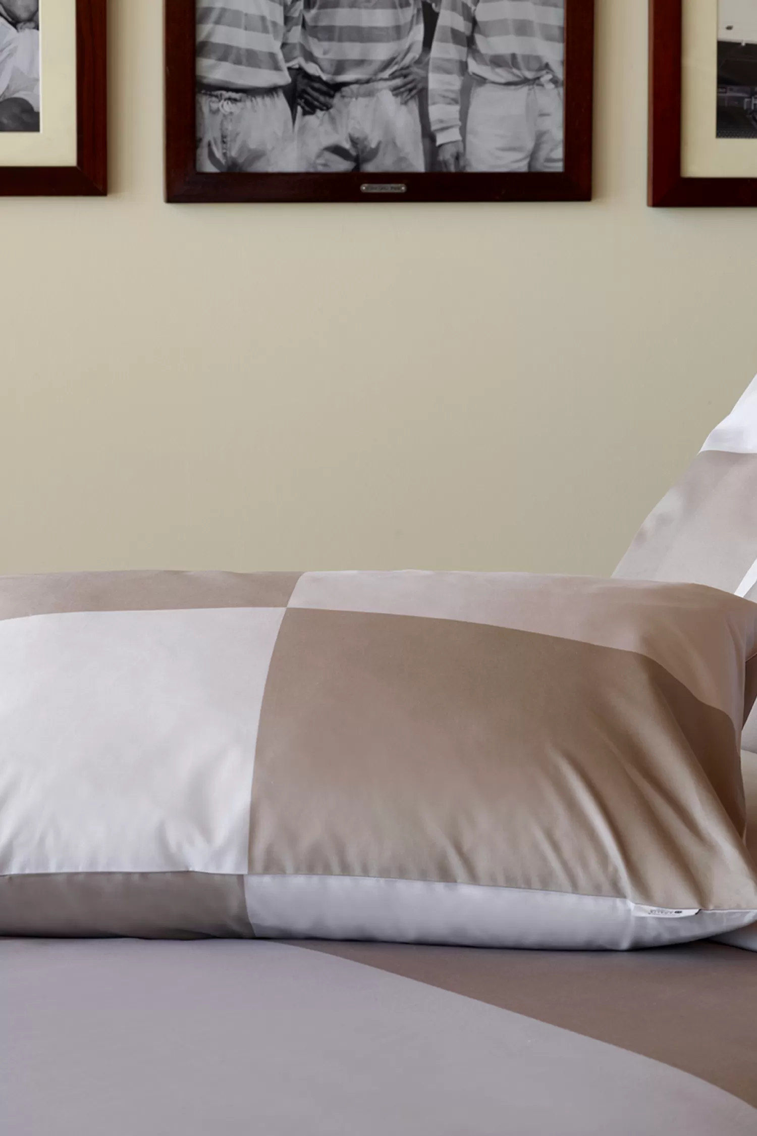 Eden Park Duo of rectangular barbarian pillow case - grey< Pillowcases