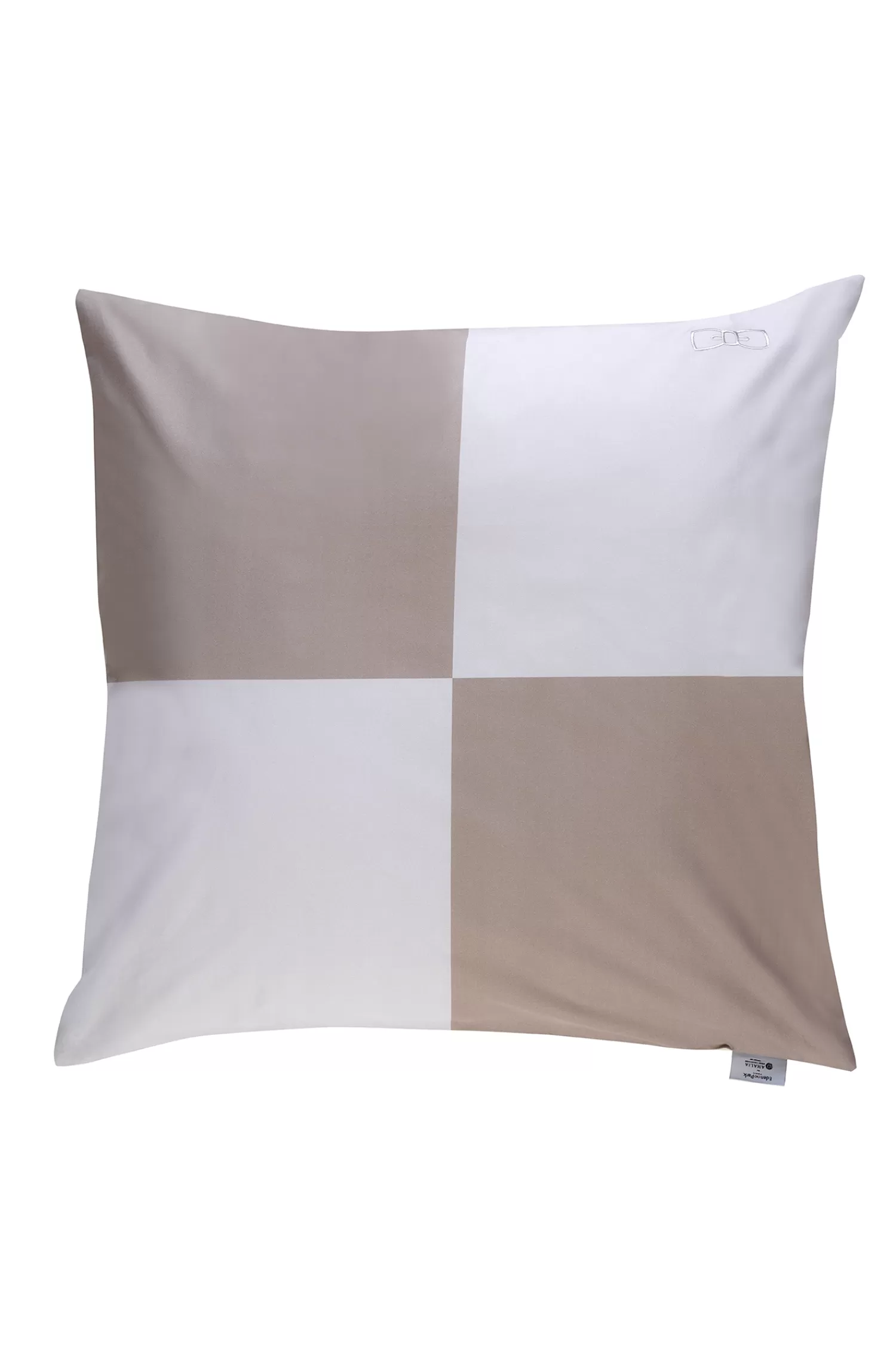 Eden Park Duo of square barbarian pillow case - grey< Pillowcases