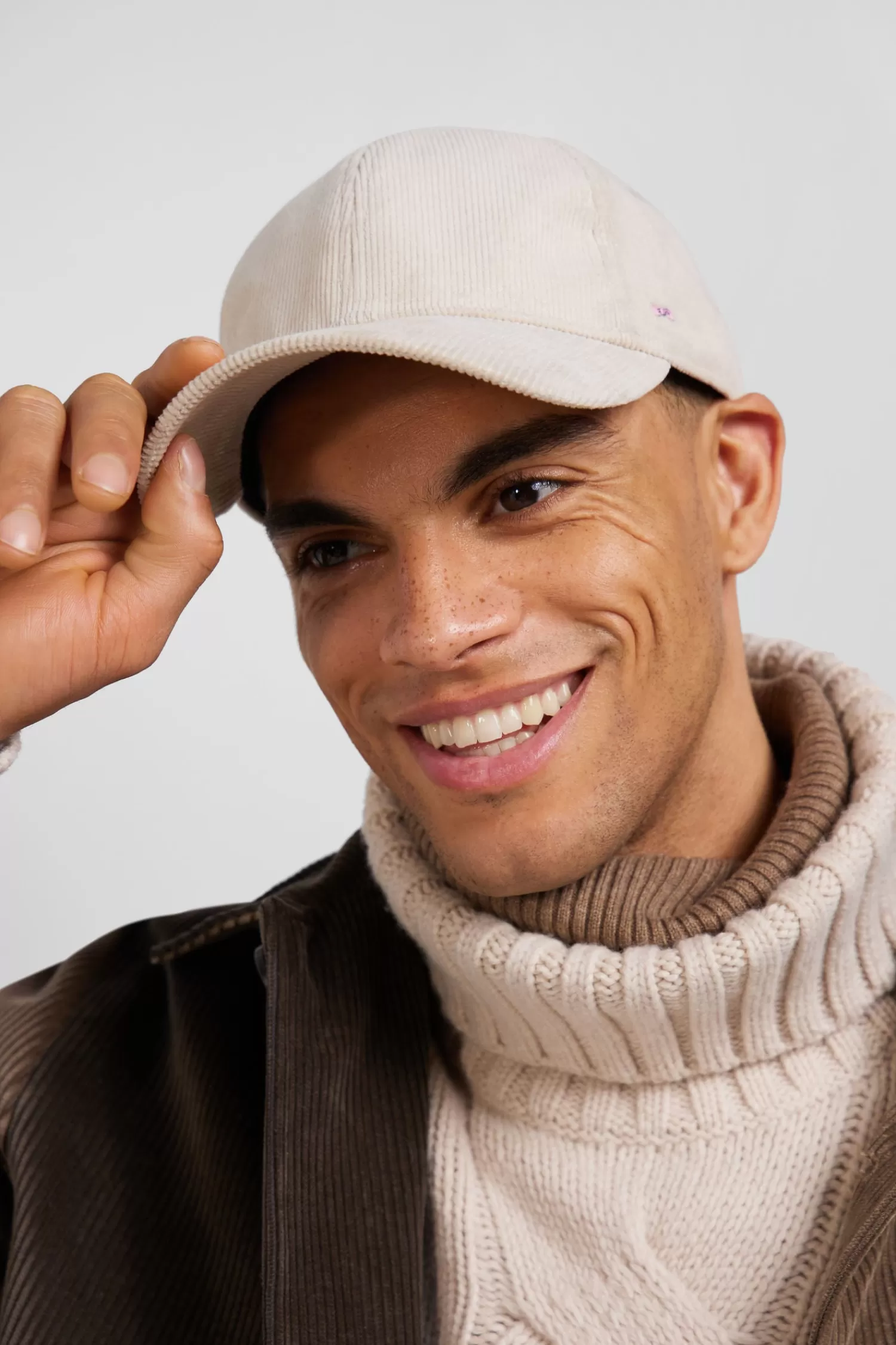 Eden Park Ecru corduroy cap<Women Accessories | Caps