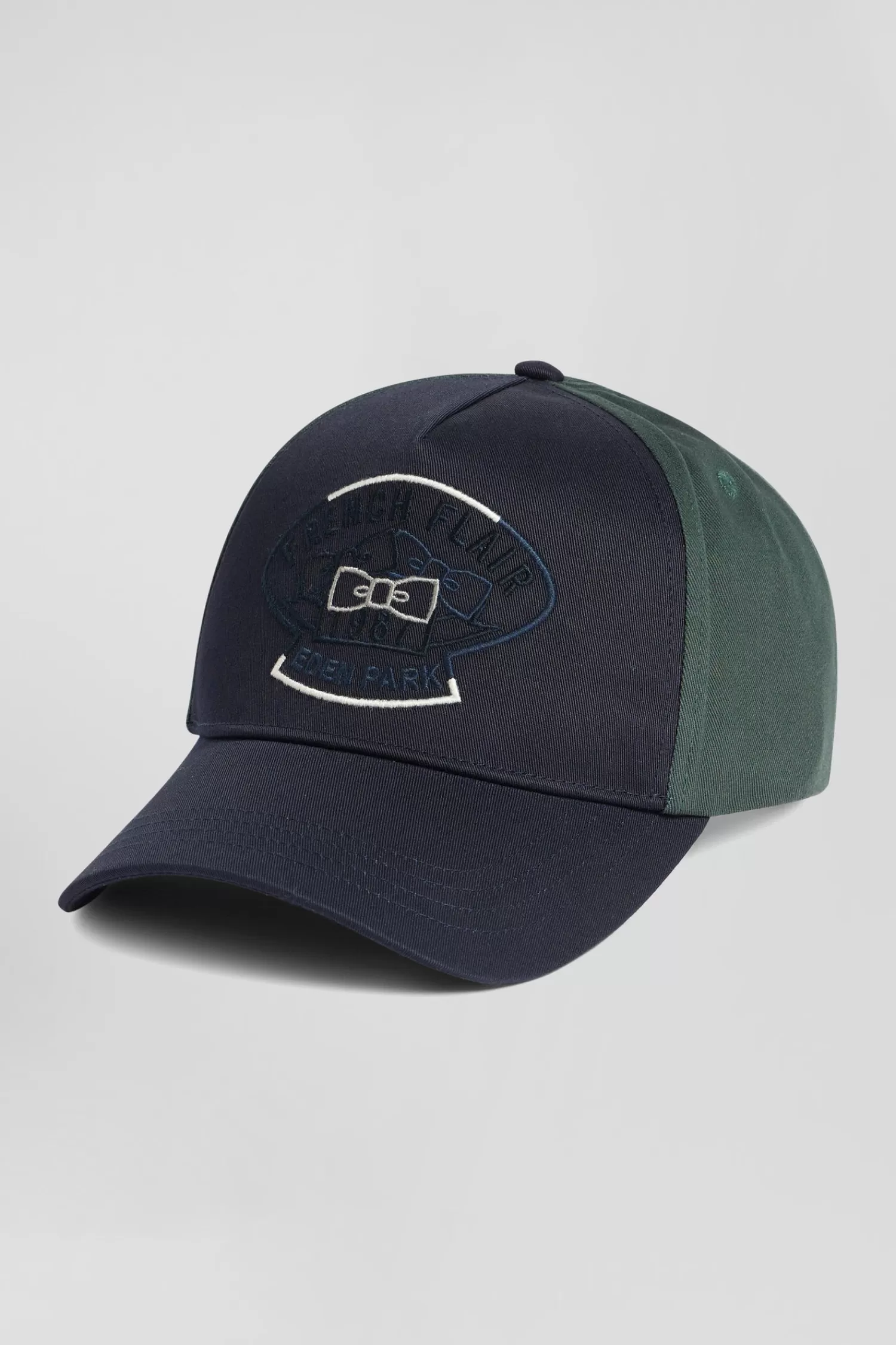 Eden Park Green bicolour cotton cap< Caps
