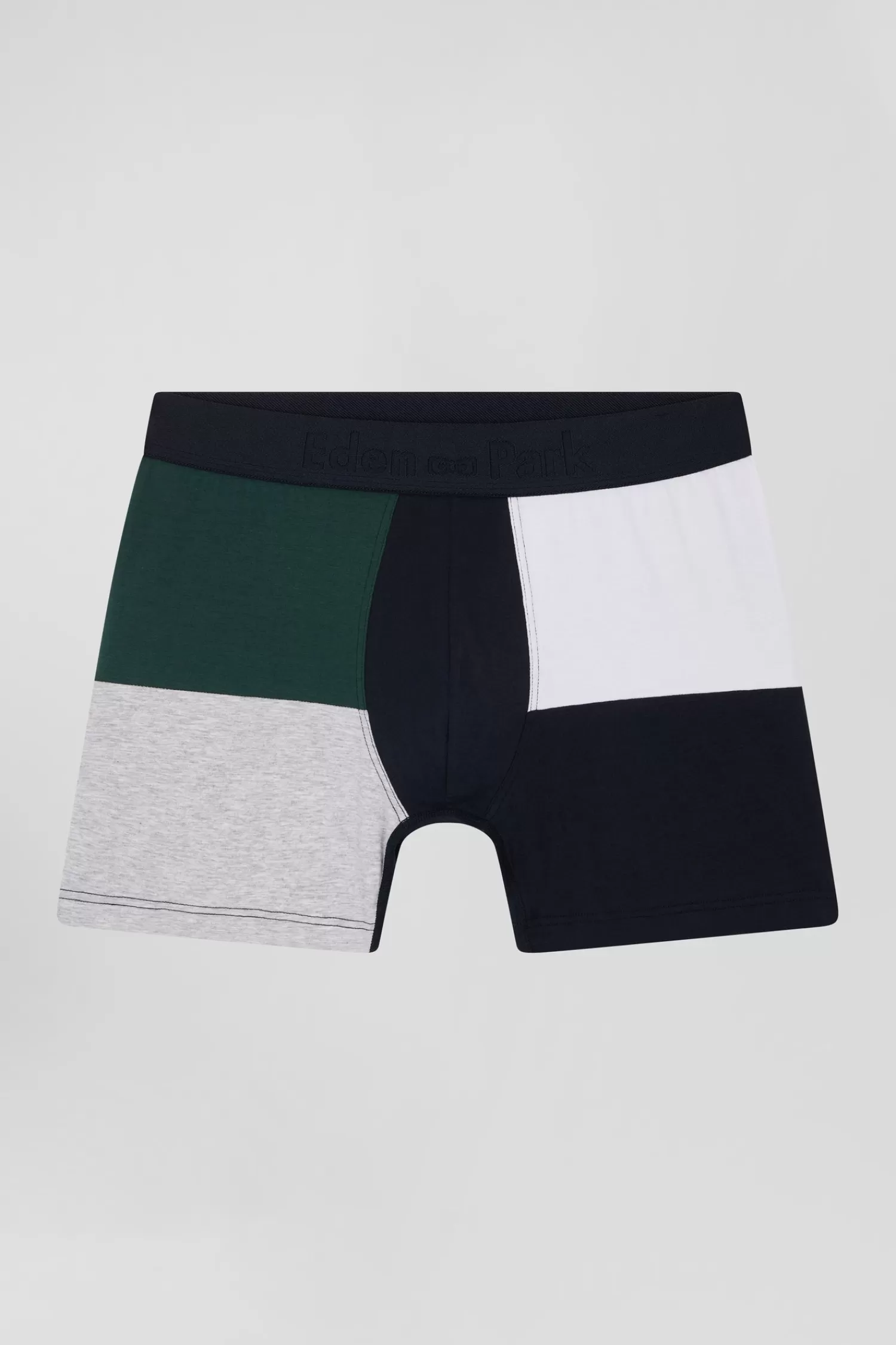 Eden Park Green colorblock stretch cotton boxers< Underwear