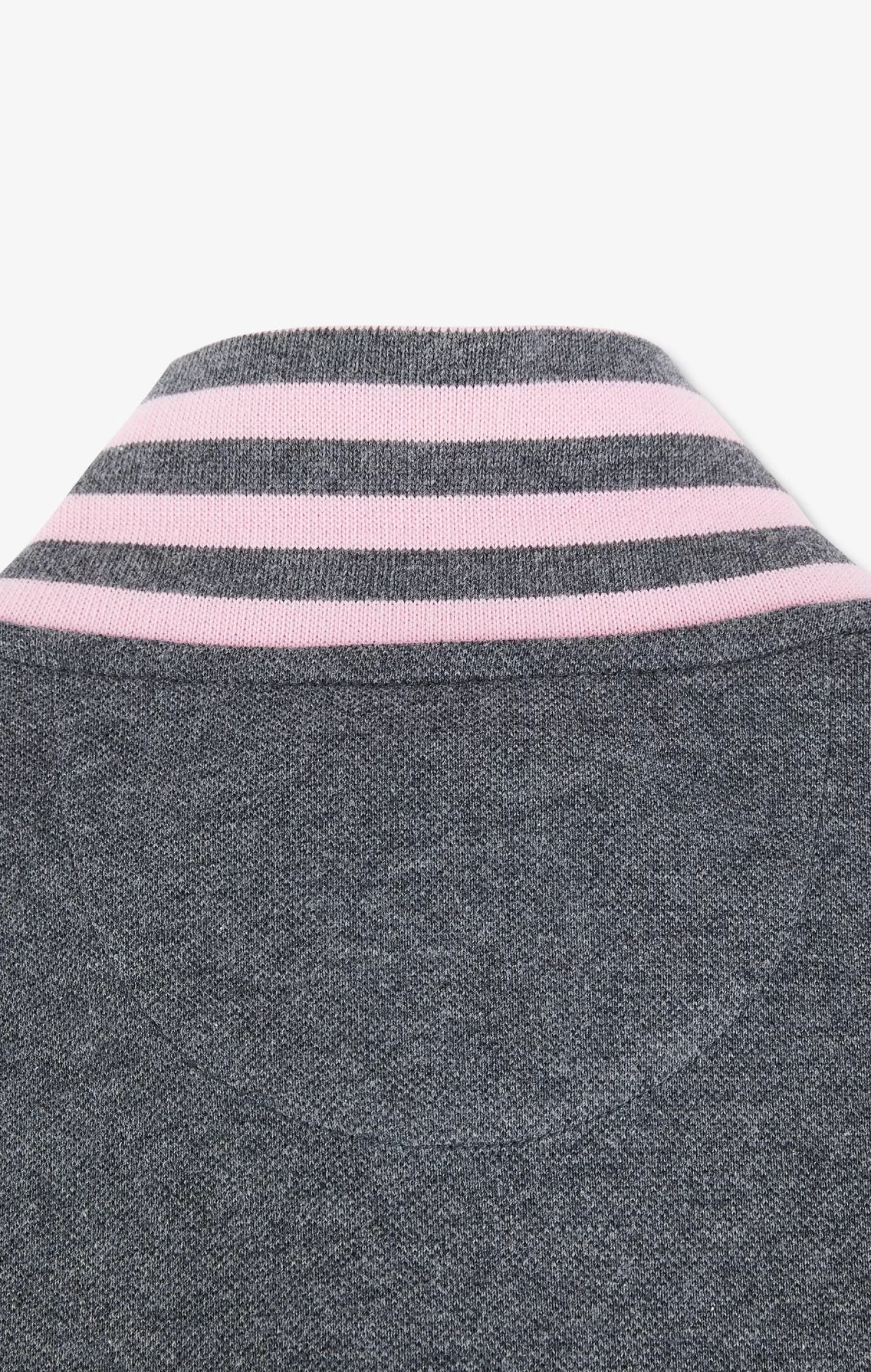 grey_cotton_polo_with_contrasting_neck_5.webp Eden Park Grey cotton polo with contrasting neck< Polos