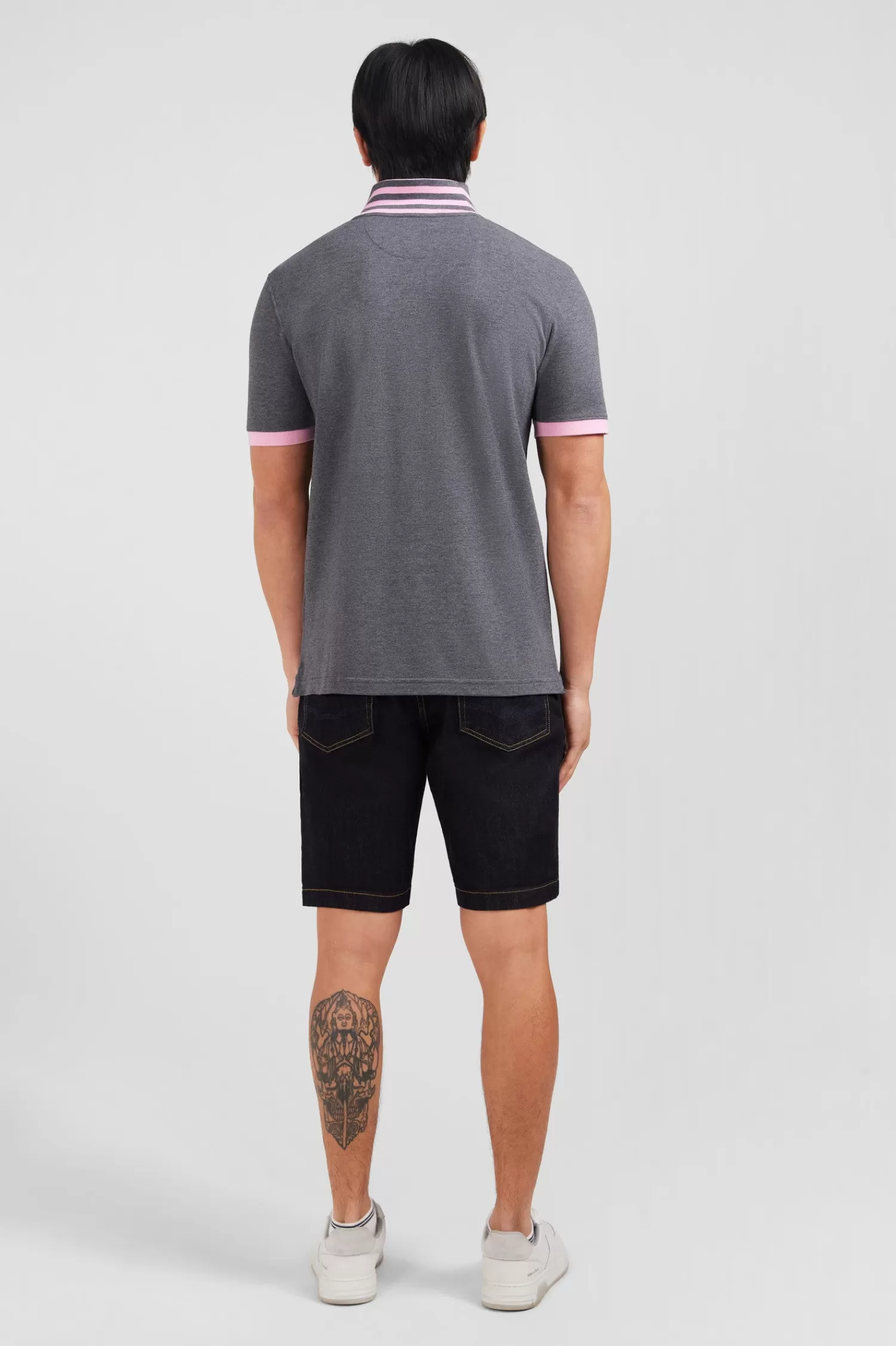 grey_pima_cotton_polo_with_contrasting_accents_2.webp Eden Park Grey pima cotton polo with contrasting accents< Polos