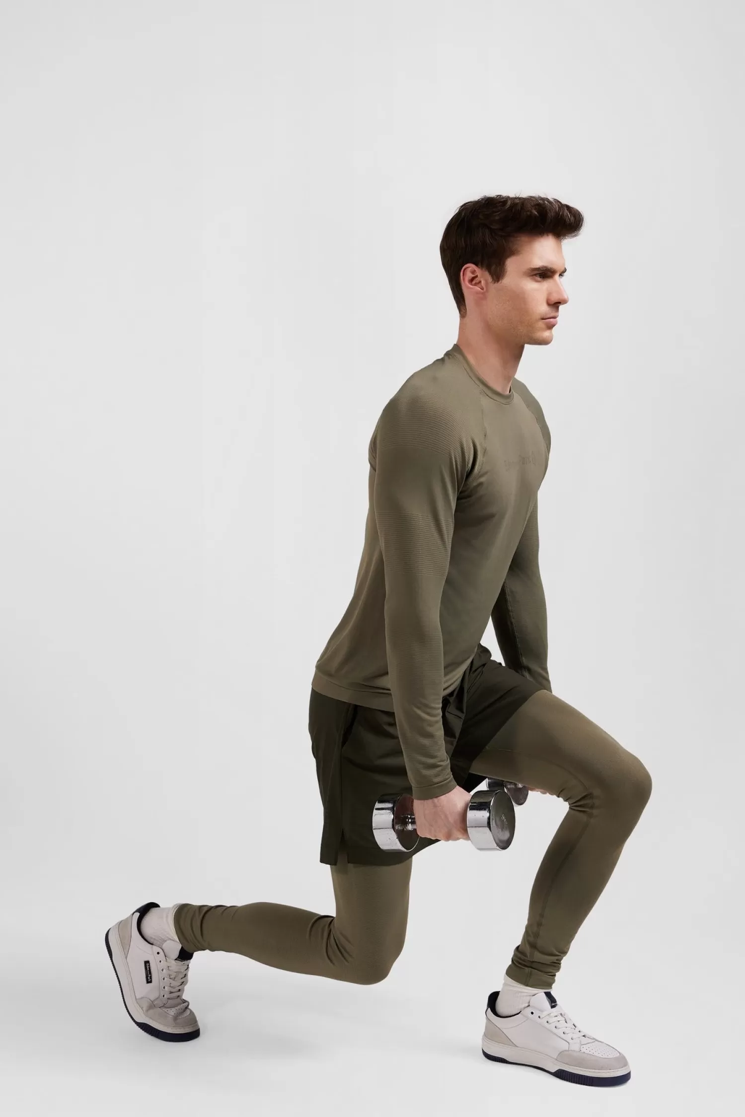 Eden Park Khaki green stretch sports jogging bottoms< Pants