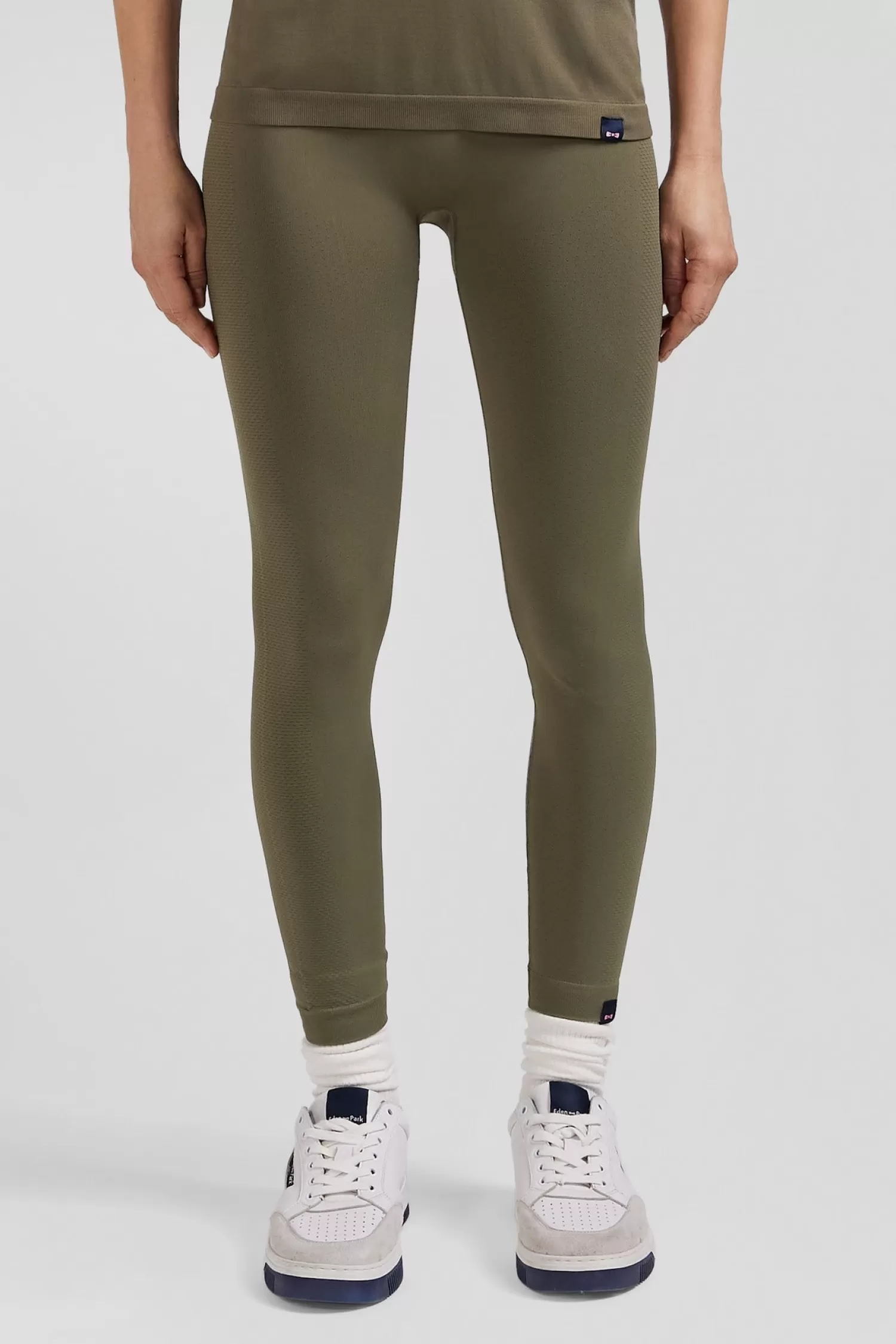 Eden Park Khaki green stretch sports jogging bottoms<Women Pants
