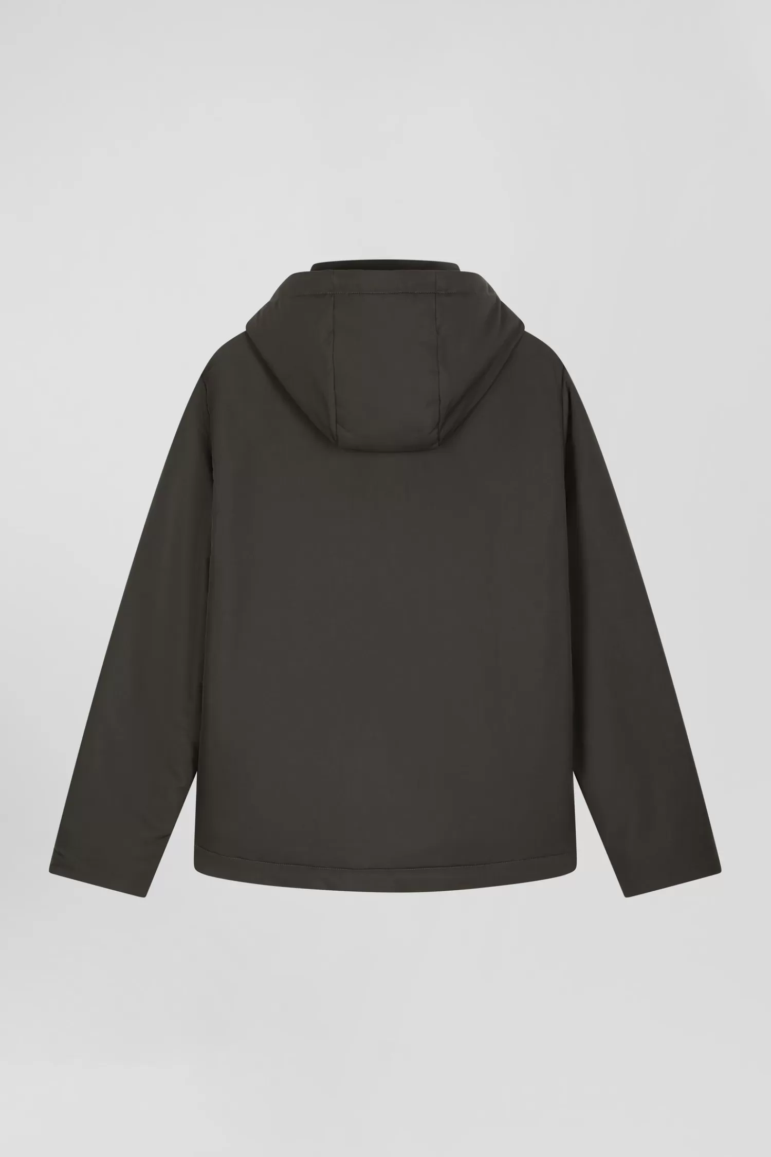 khaki_hooded_zipup_jacket_3.webp Eden Park Khaki hooded zip-up jacket< Coats And Jackets